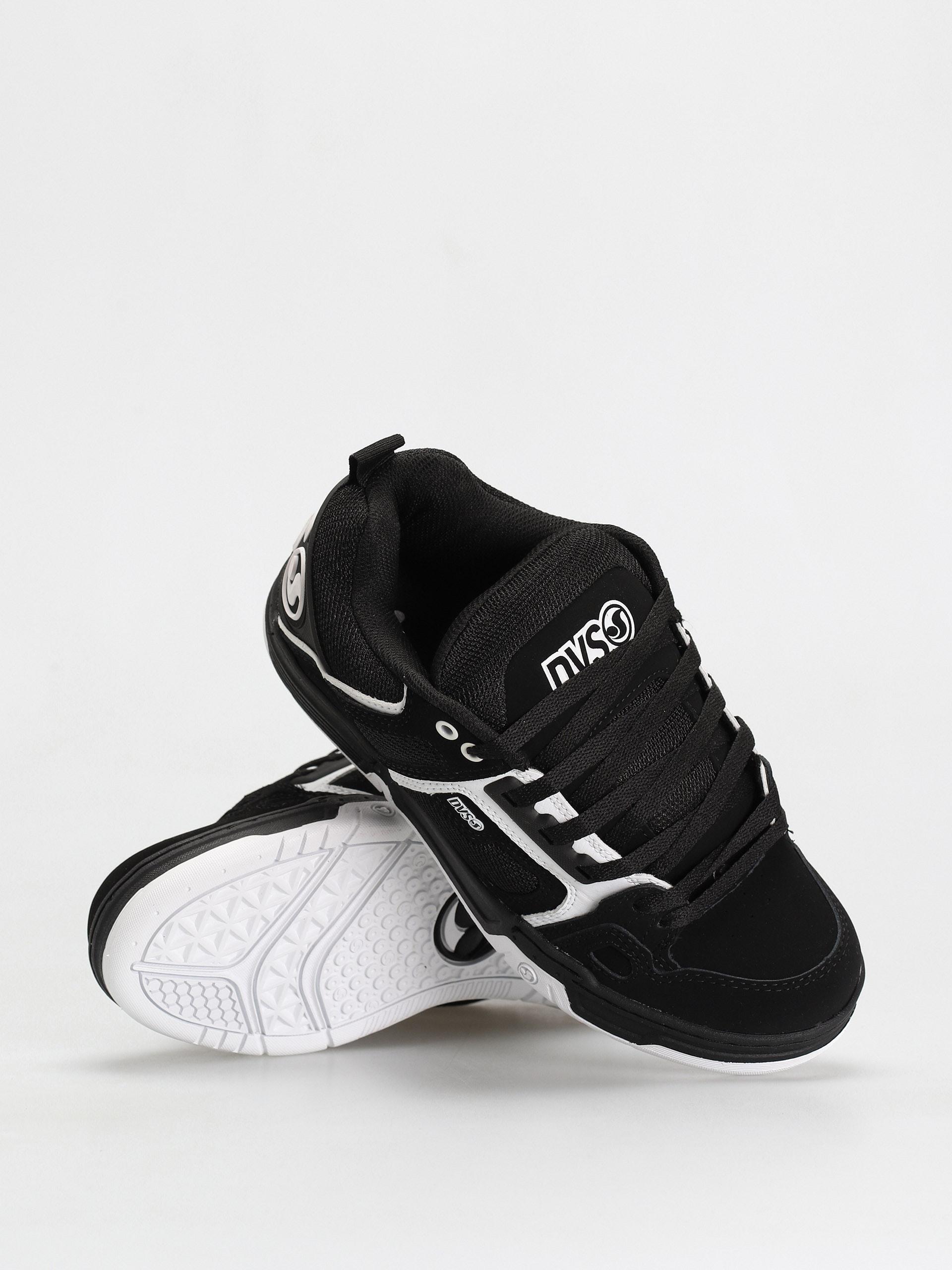 Topánky DVS Comanche (black white leather nubuck)