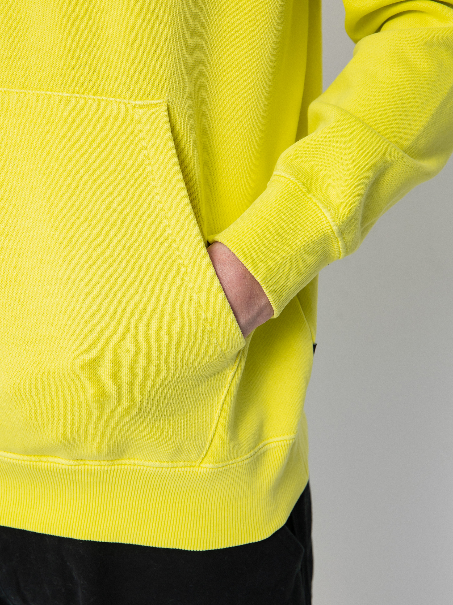 Mikina s kapucňou Volcom Flowmat HD (limeade)