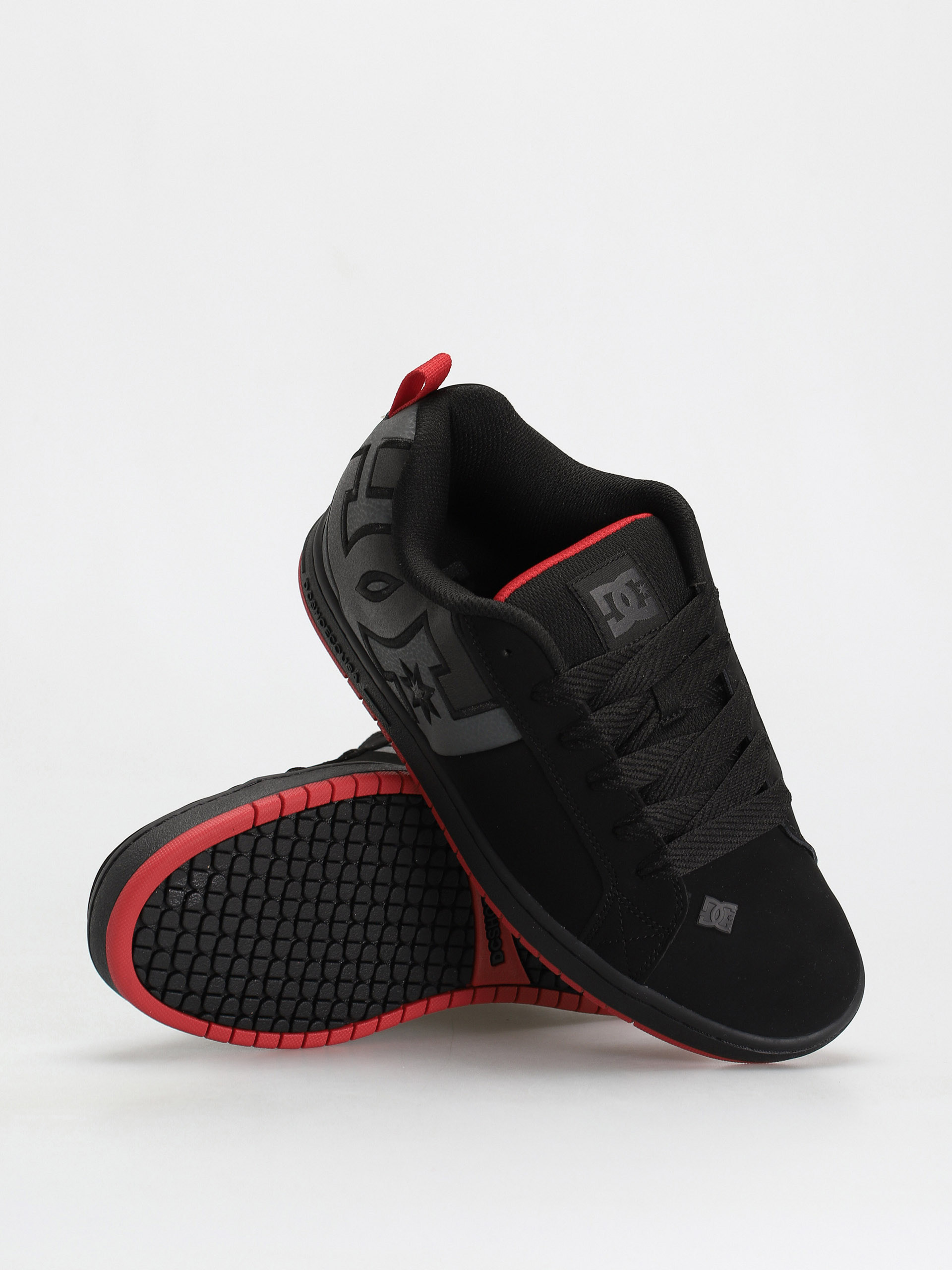 Topánky DC Court Graffik Sq (black/grey/red)