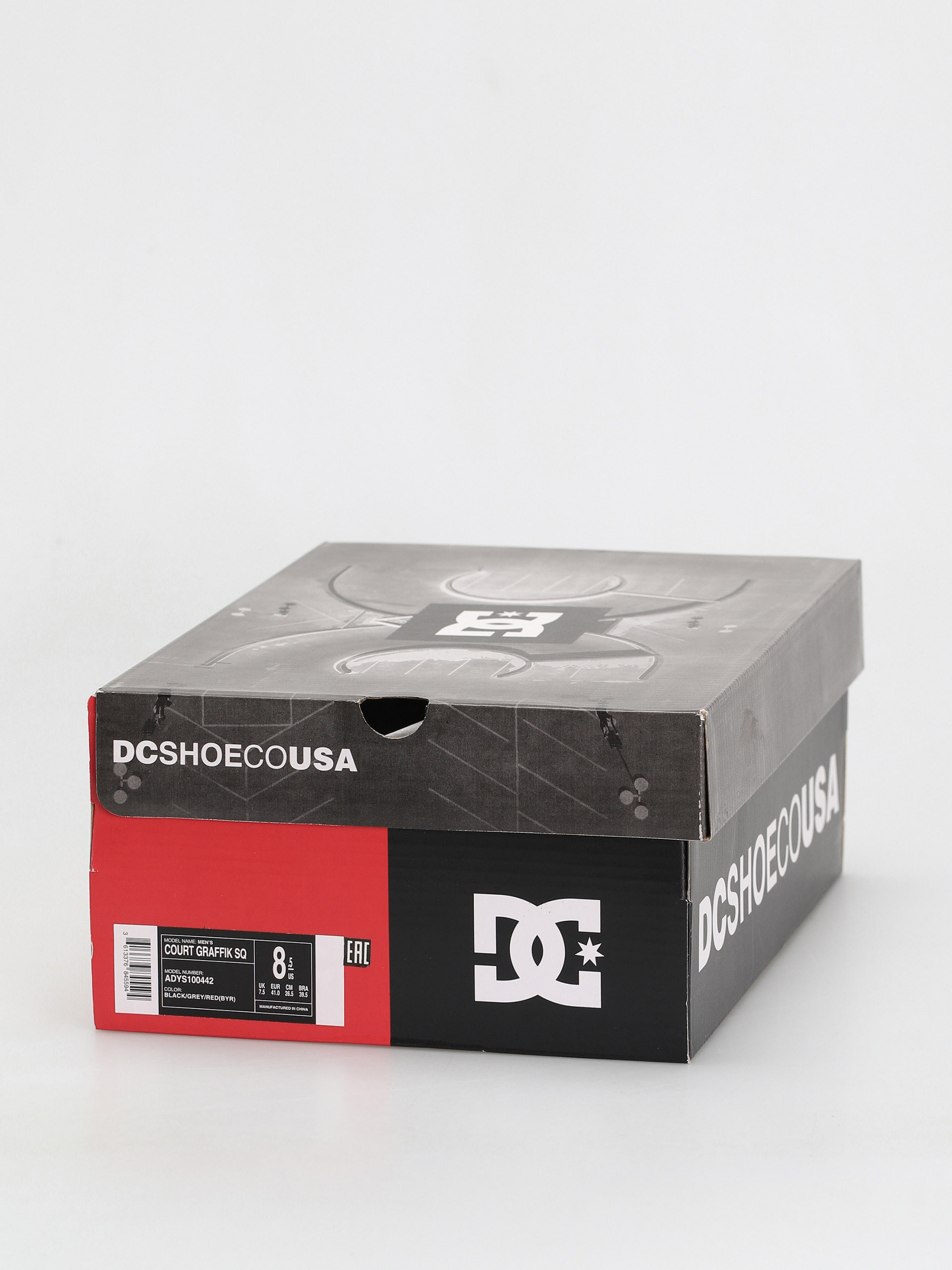 Topánky DC Court Graffik Sq (black/grey/red)