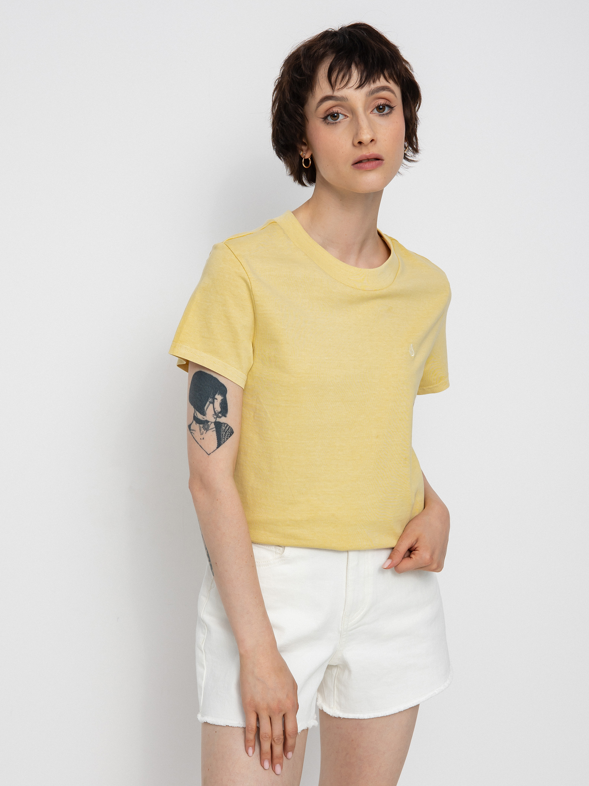 Tričko Volcom Solid Stone Emb Wmn (wheat)