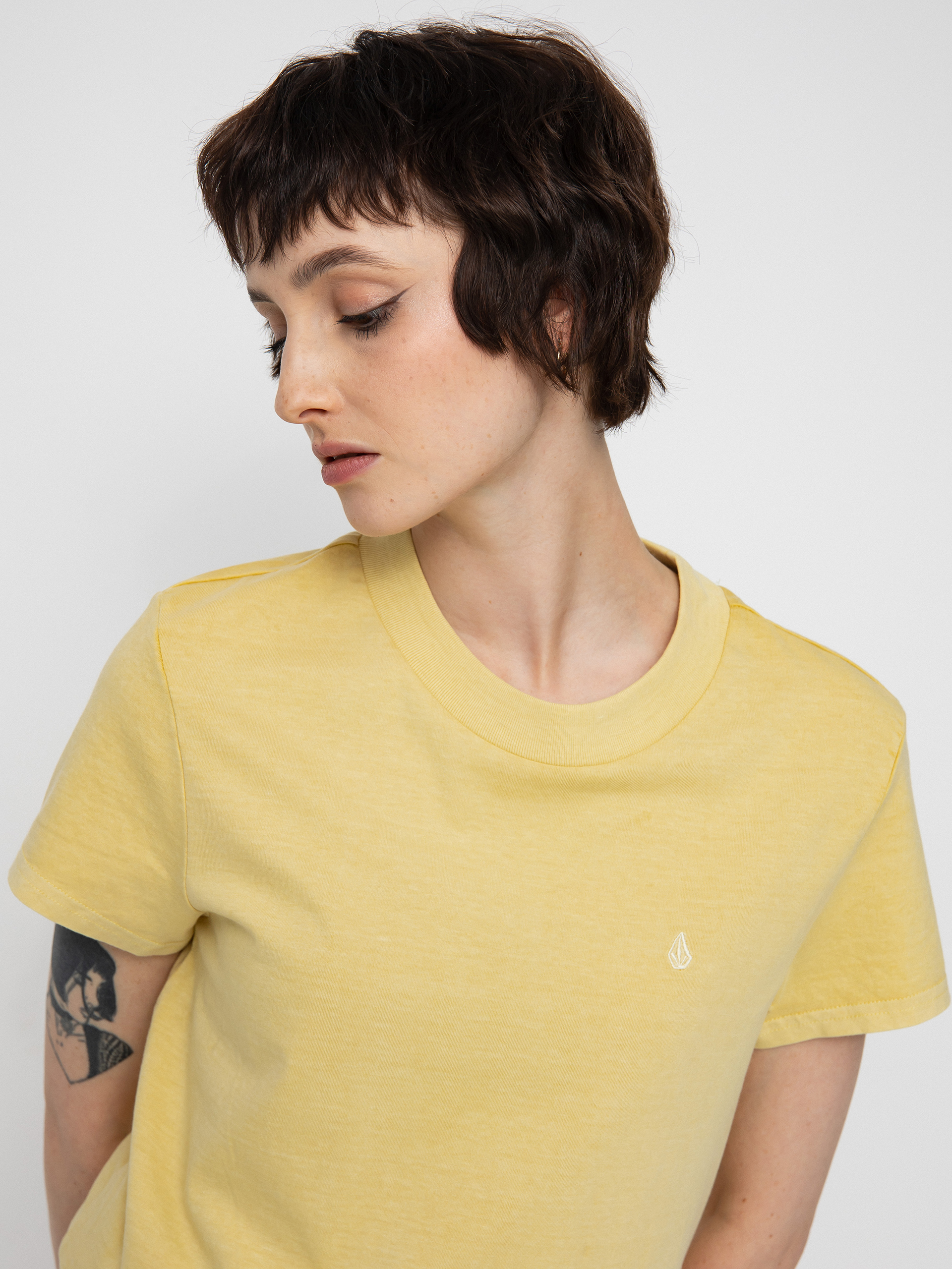 Tričko Volcom Solid Stone Emb Wmn (wheat)