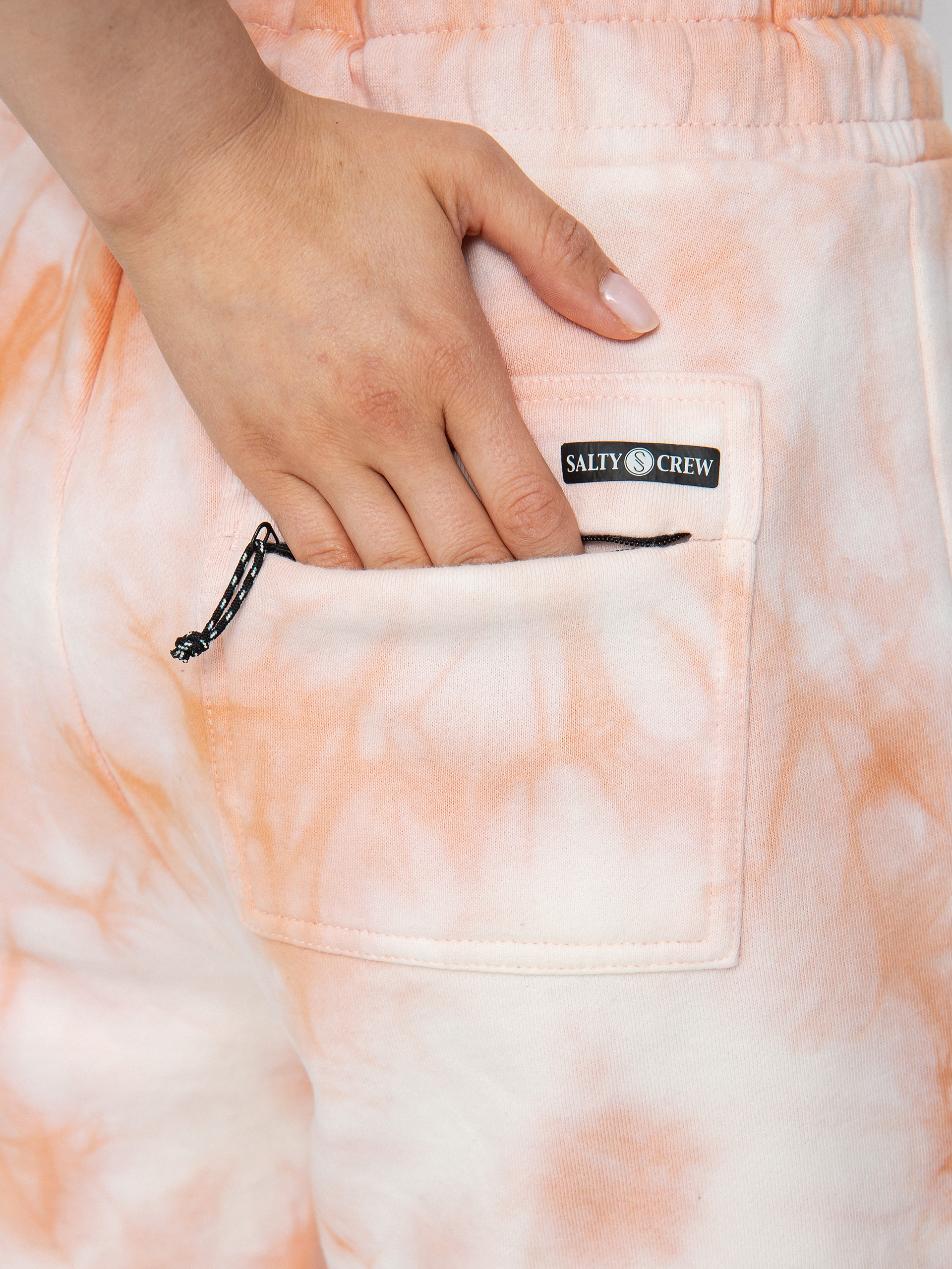 Kraťasy Salty Crew Alpha Wmn (peach tie dye)