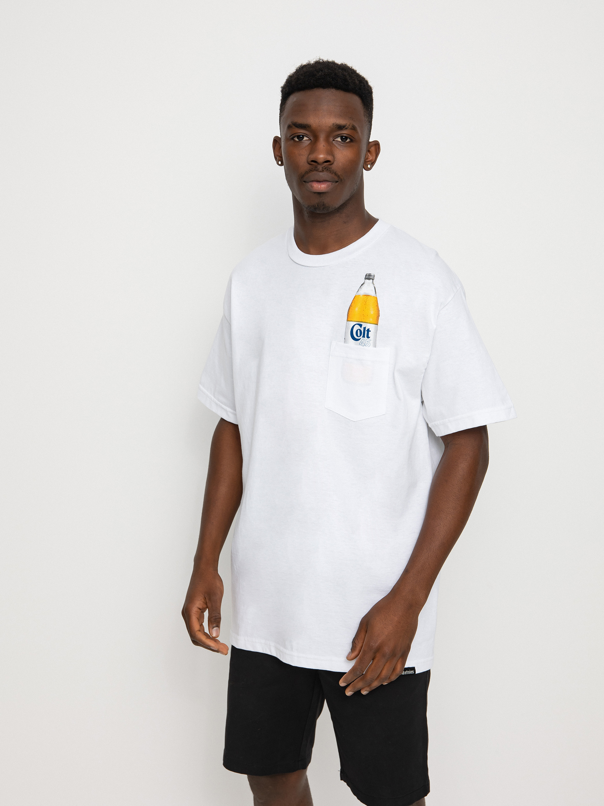 Tričko Etnies Colt 45 Pocket (white)