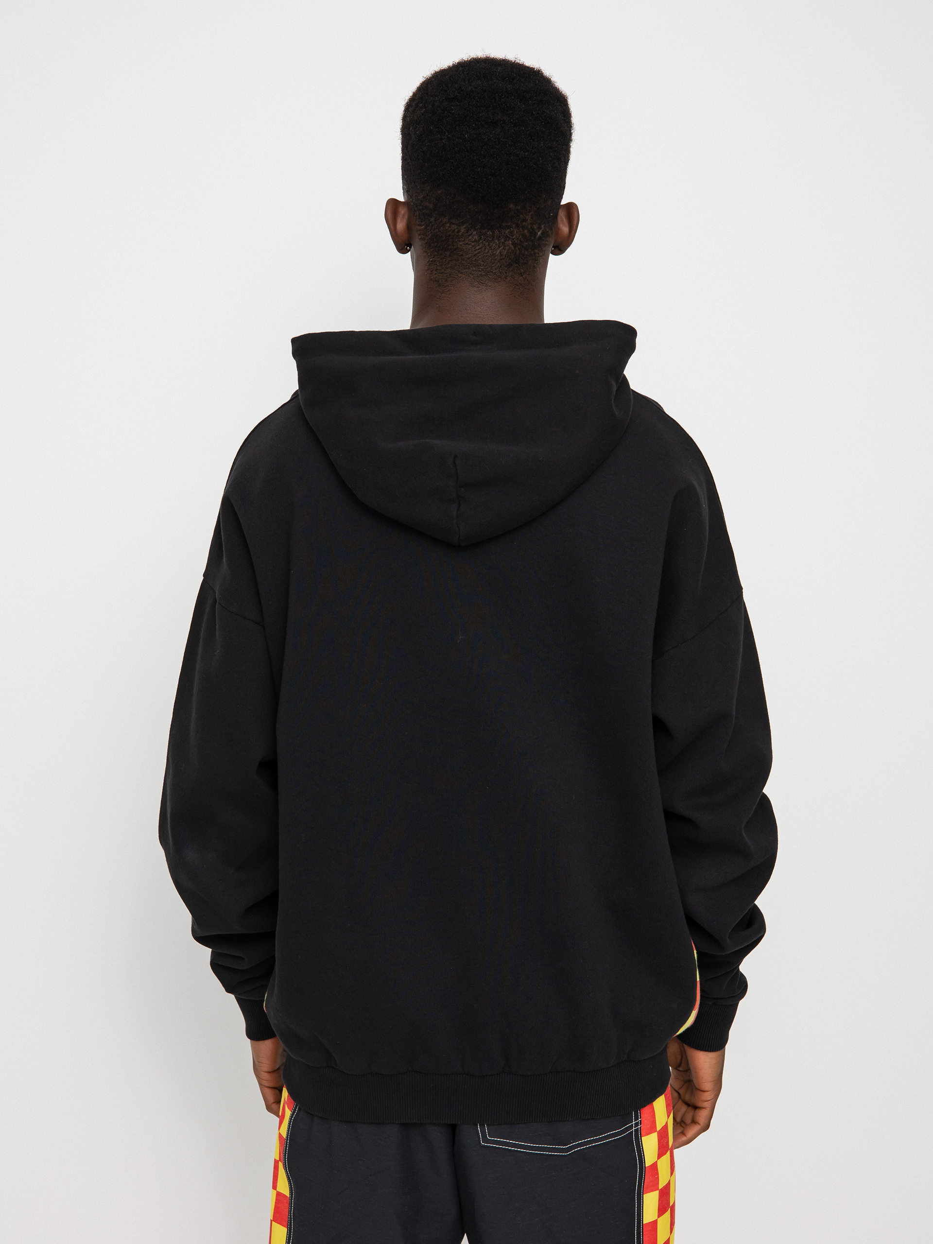 Mikina s kapucňou Quiksilver X Stranger Things Surfer Boy Checker HD (black)