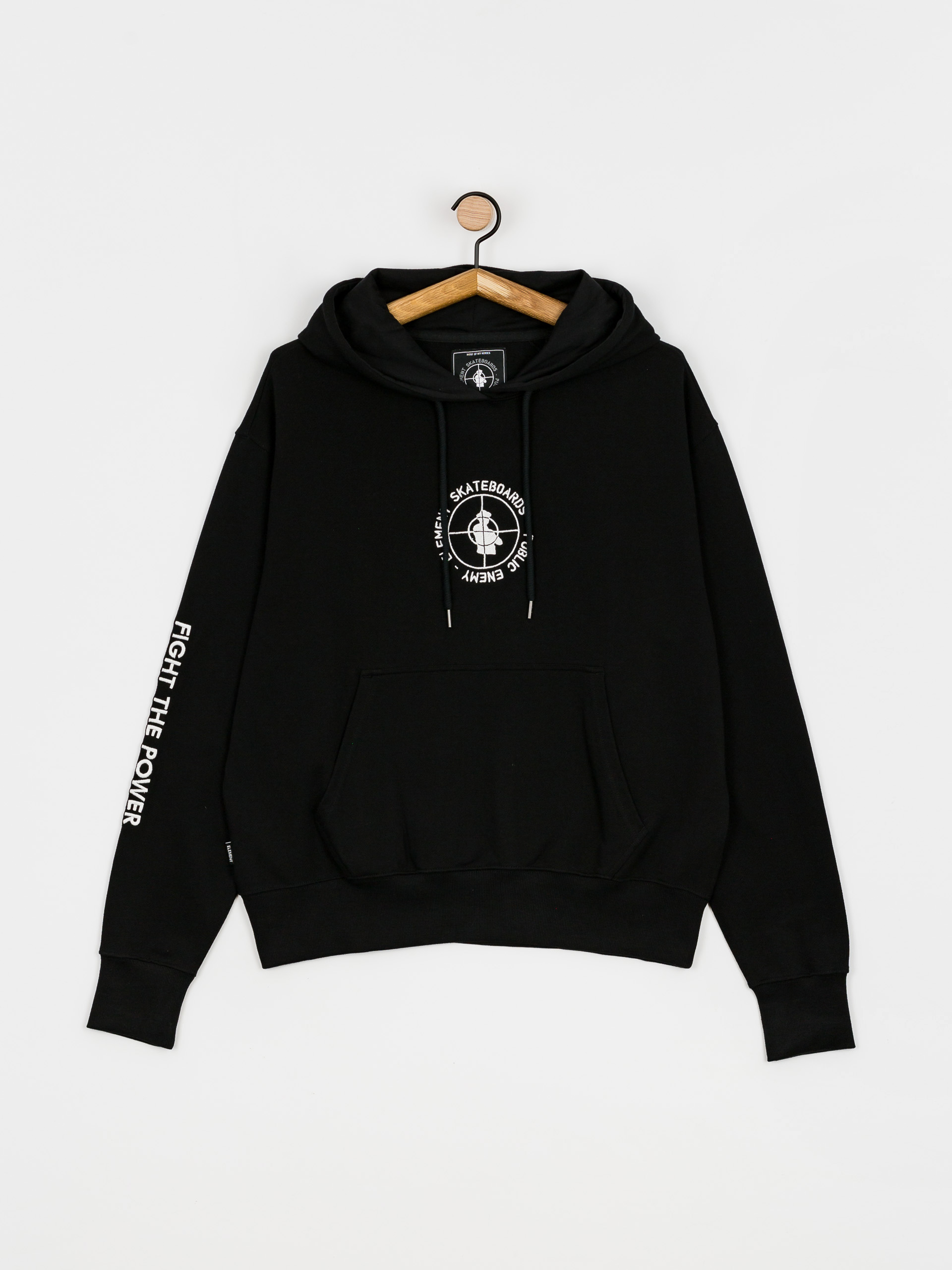 Mikina s kapucňou Element Pexe Target HD (black)