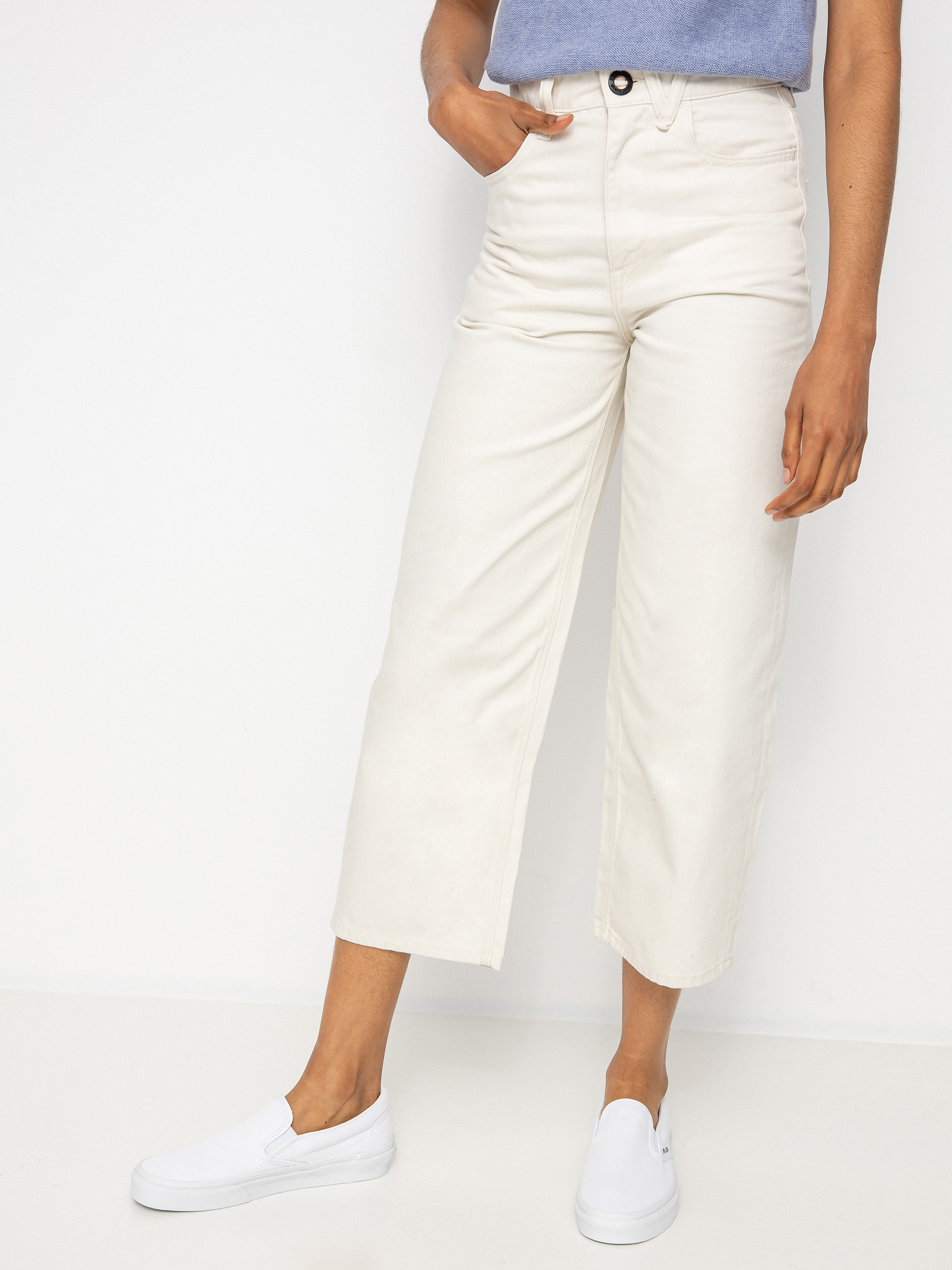 Nohavice Volcom Weellow Denim Wmn (cloud)