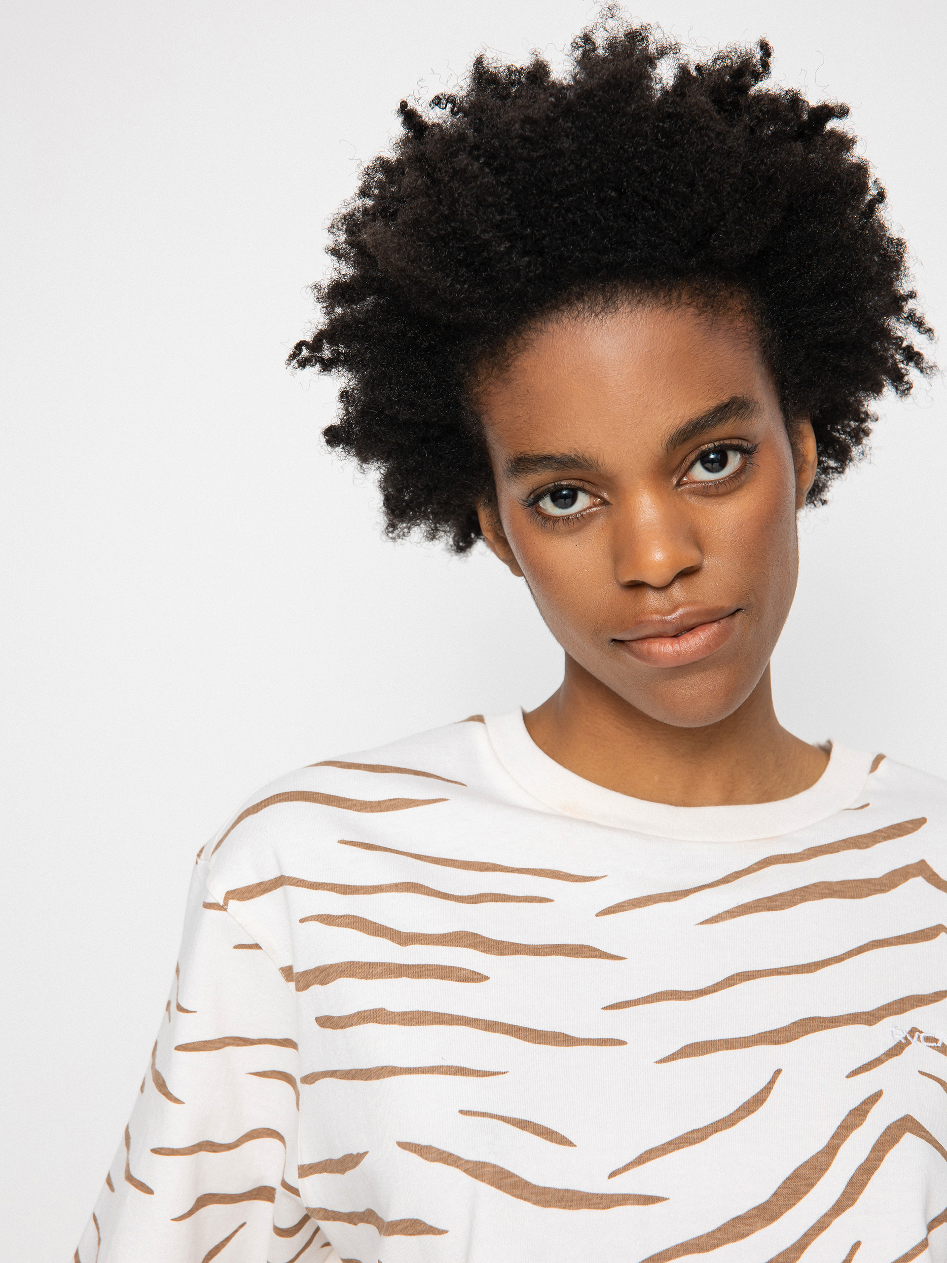 Tričko RVCA Test Drive Crop Wmn (wood)