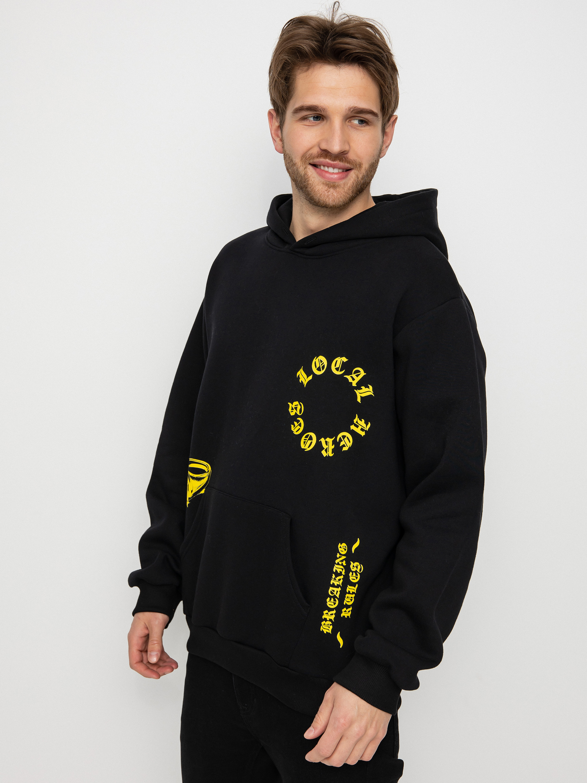 Mikina s kapucňou Local Heroes Lh Supreme HD (black)