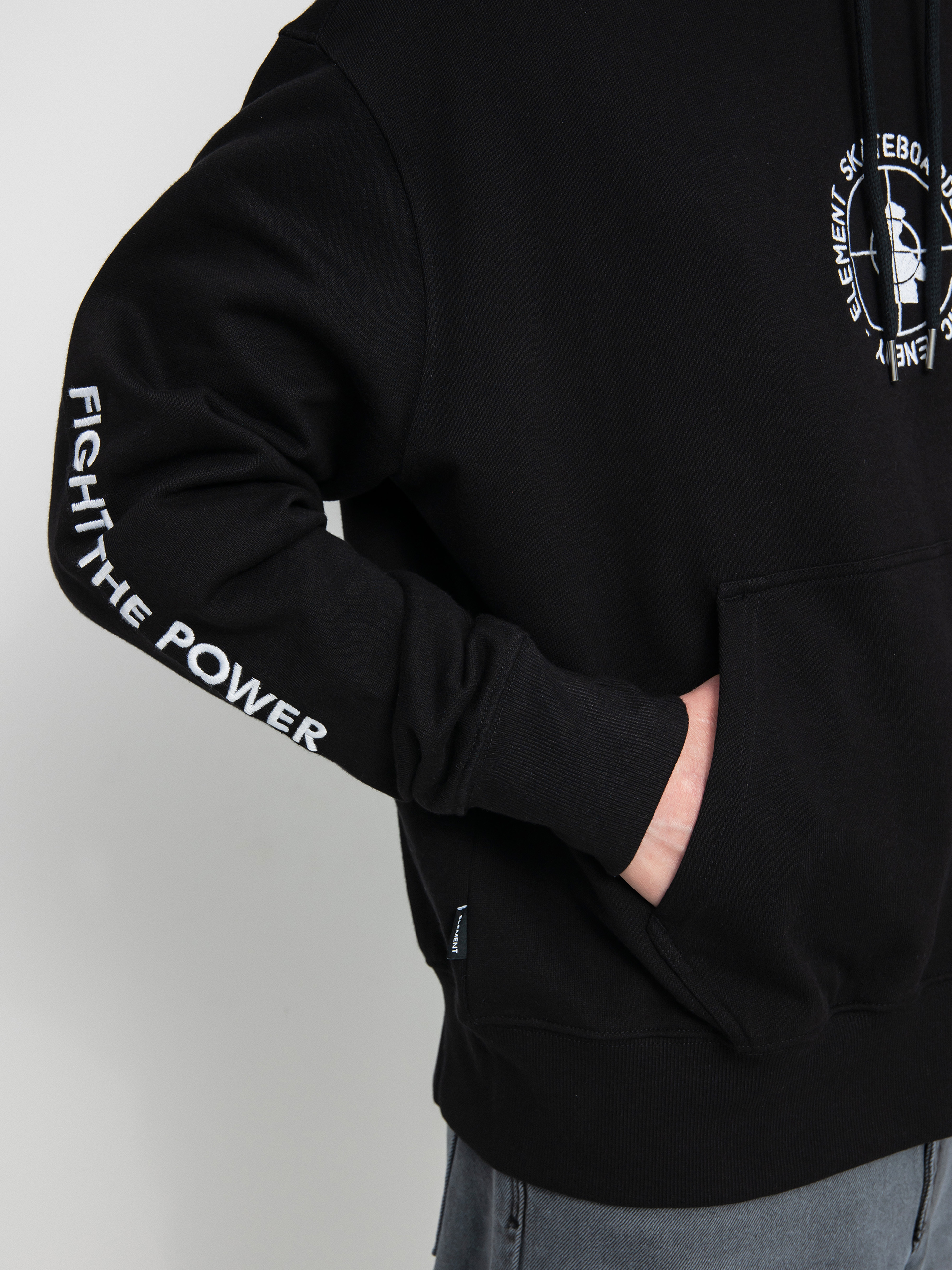 Mikina s kapucňou Element Pexe Target HD (black)