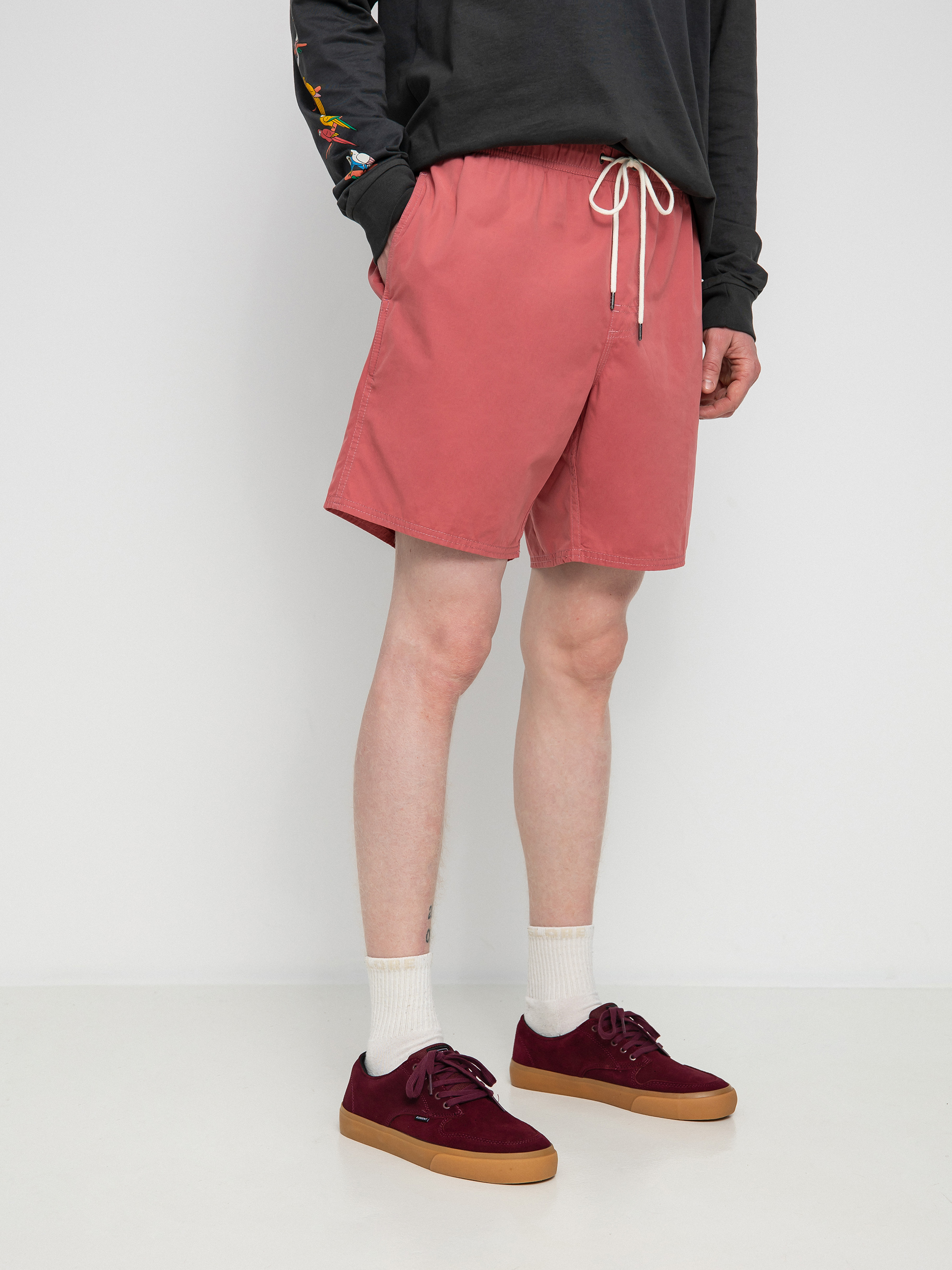 Plážové kraťasy RVCA Opposites Elastic 2 (dusty pink)