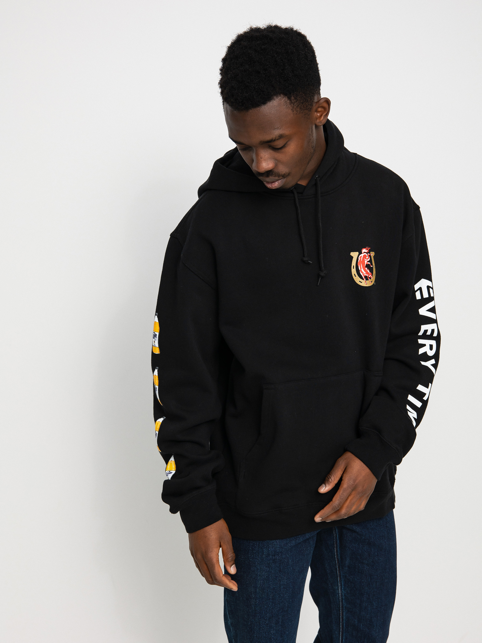 Mikina s kapucňou Etnies Colt 45 HD (black)