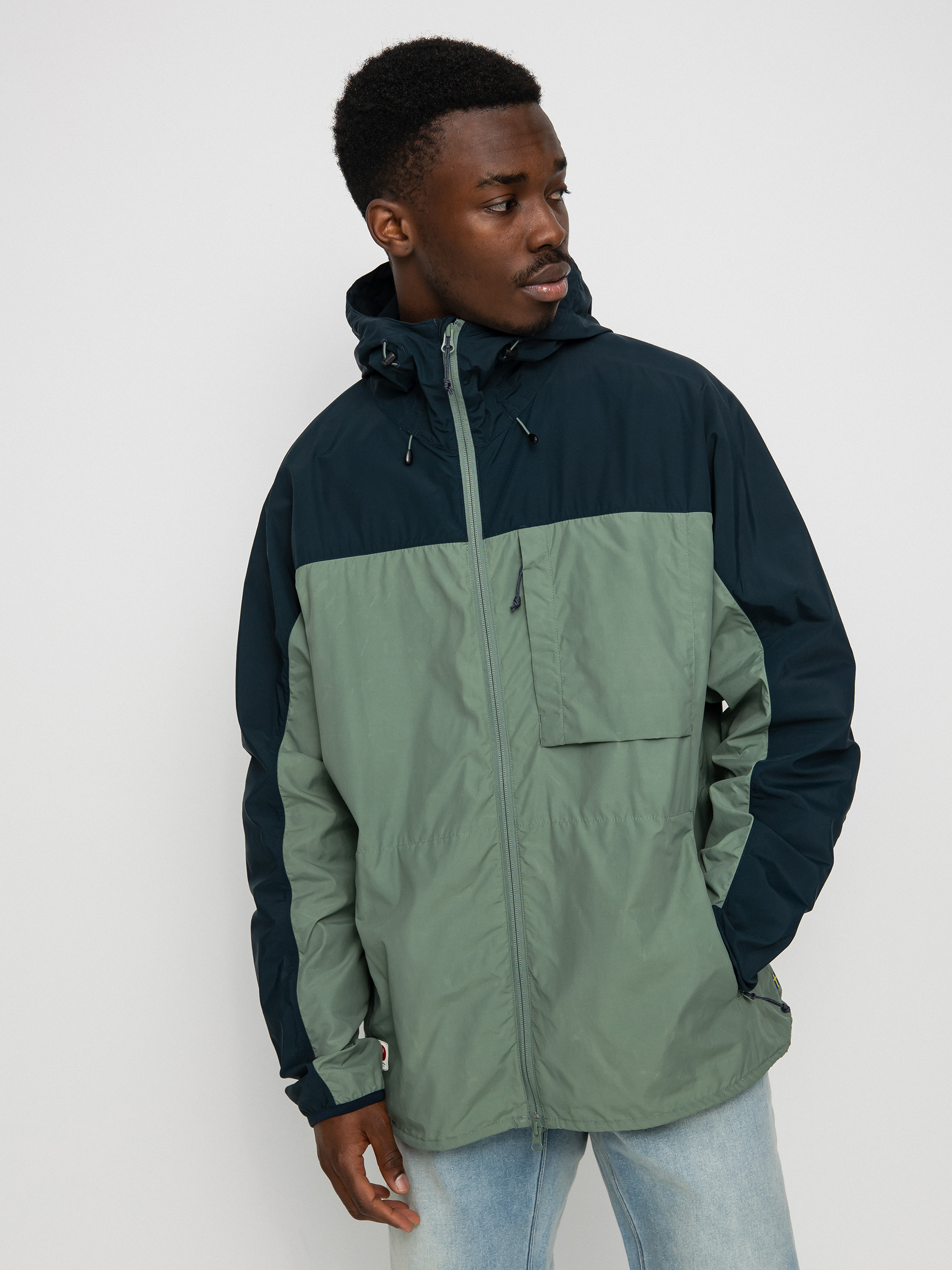 Bunda Fjallraven High Coast Wind (patina green/navy)