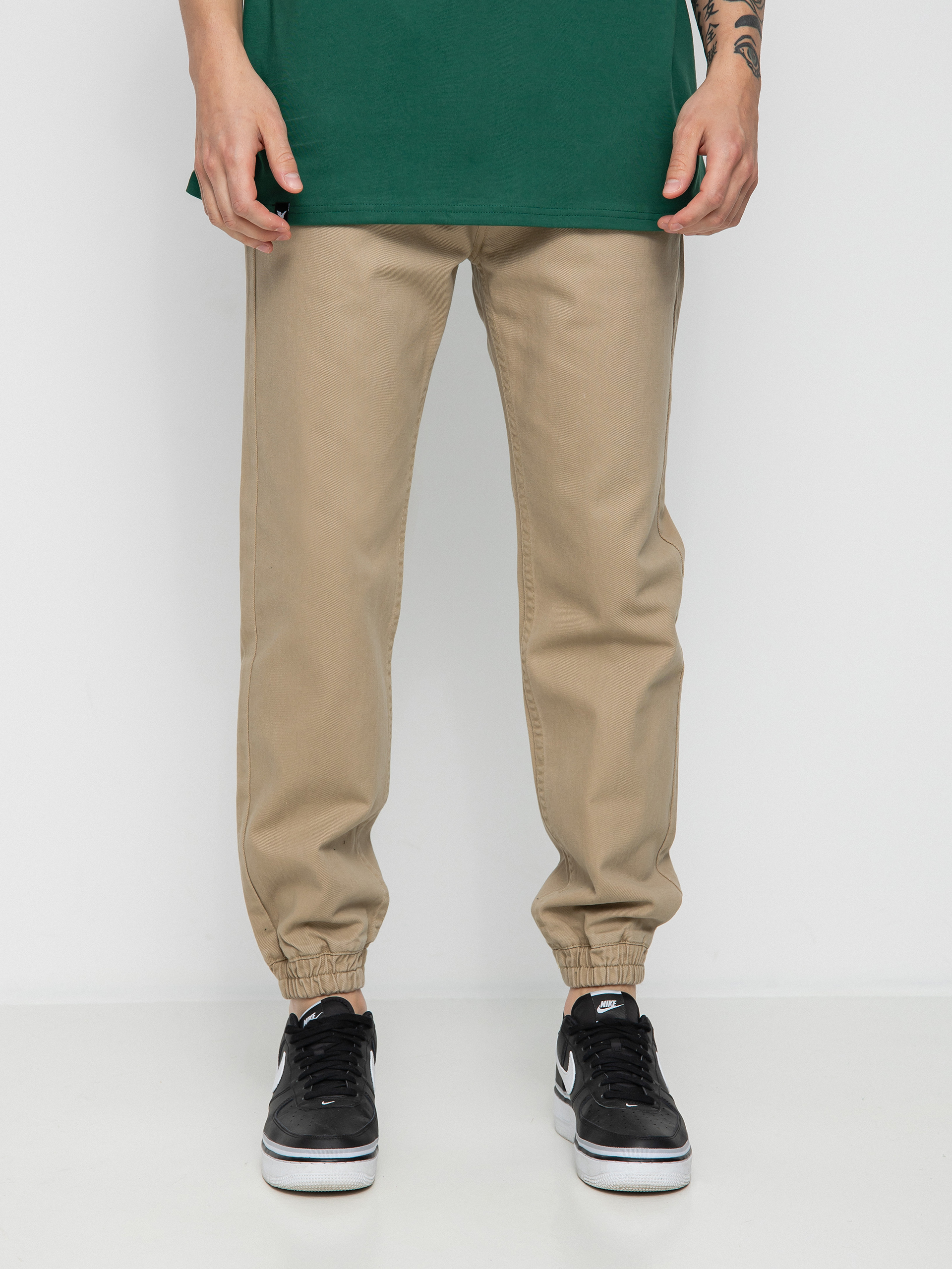 Nohavice MassDnm Signature Joggers Sneaker Fit (beige)