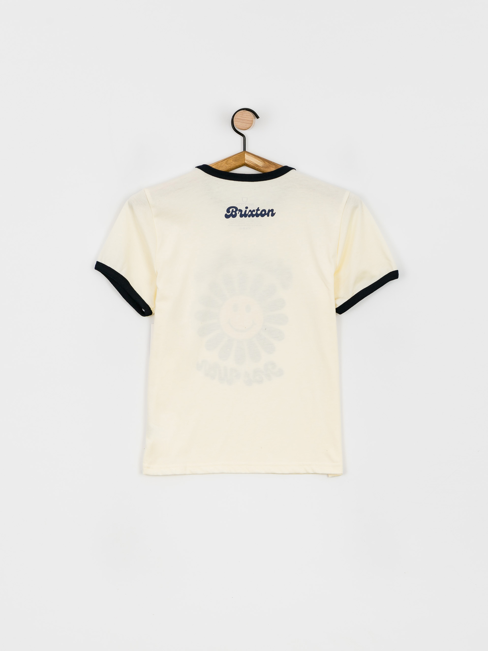 Tričko Brixton Love Not War Ringer Wmn (dove)