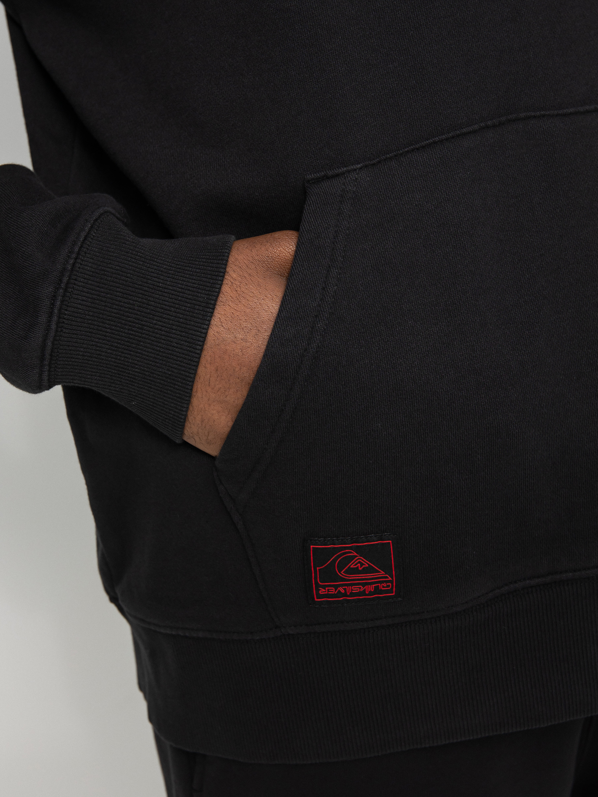 Mikina s kapucňou Quiksilver X Stranger Things Official Logo HD (black)