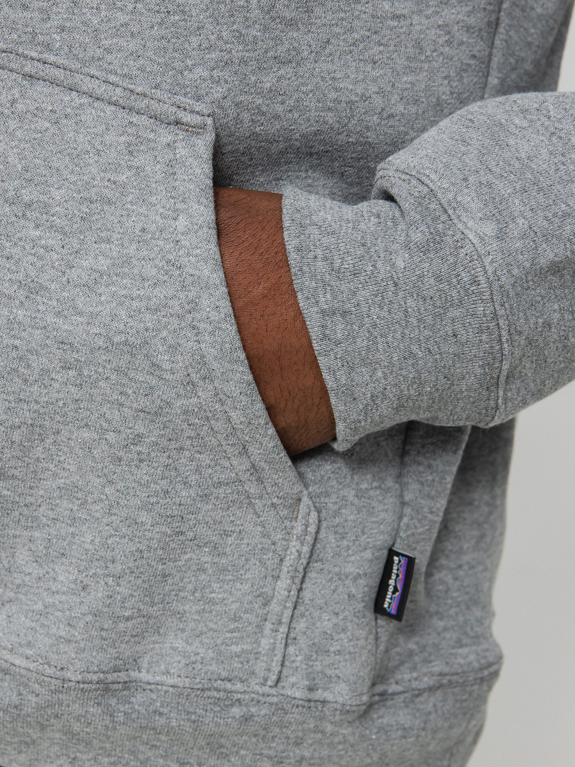 Mikina s kapucňou Patagonia Label Uprisal HD (gravel heather)