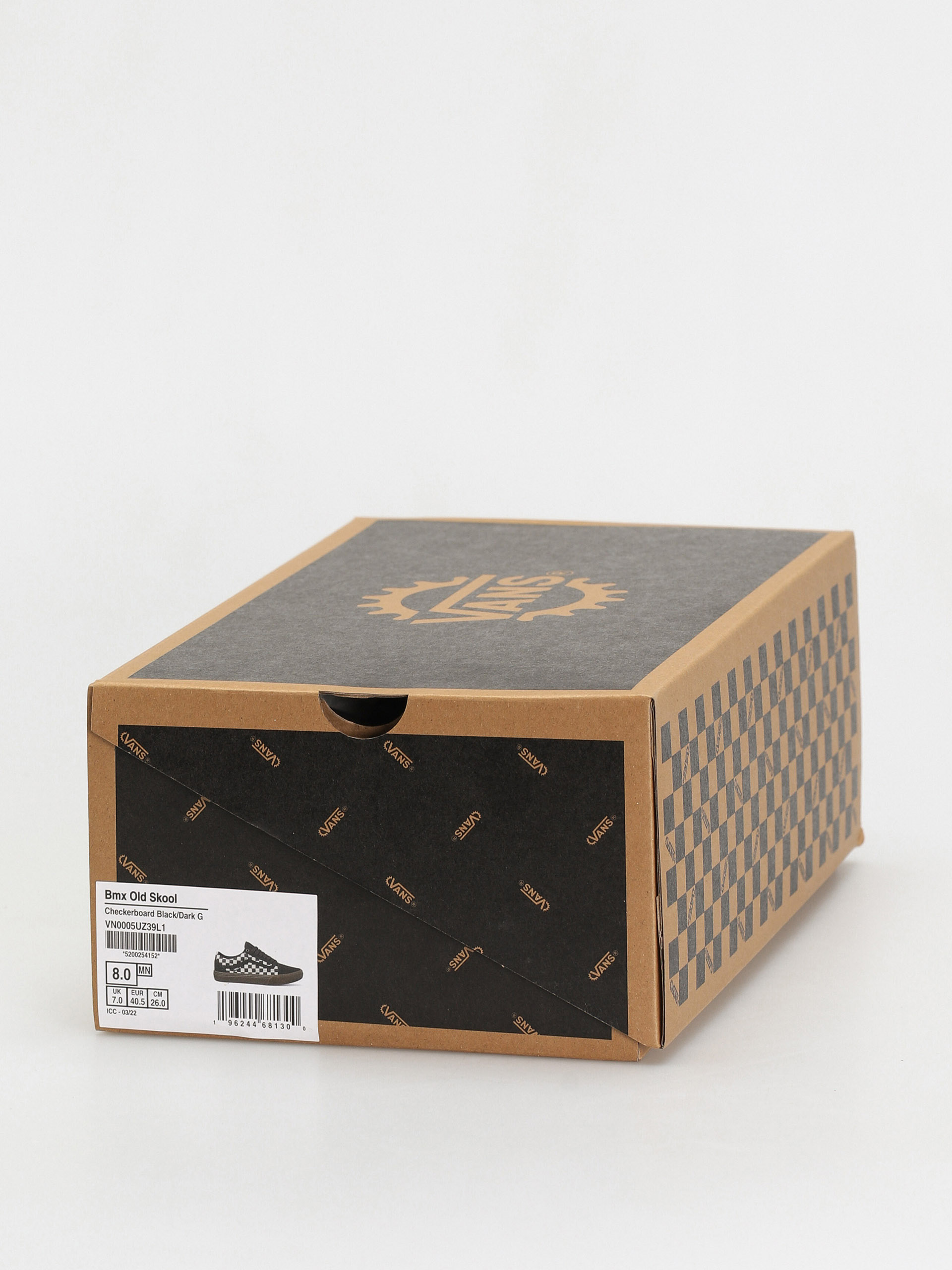 Topánky Vans Bmx Old Skool (checkerboard black/dark gum)