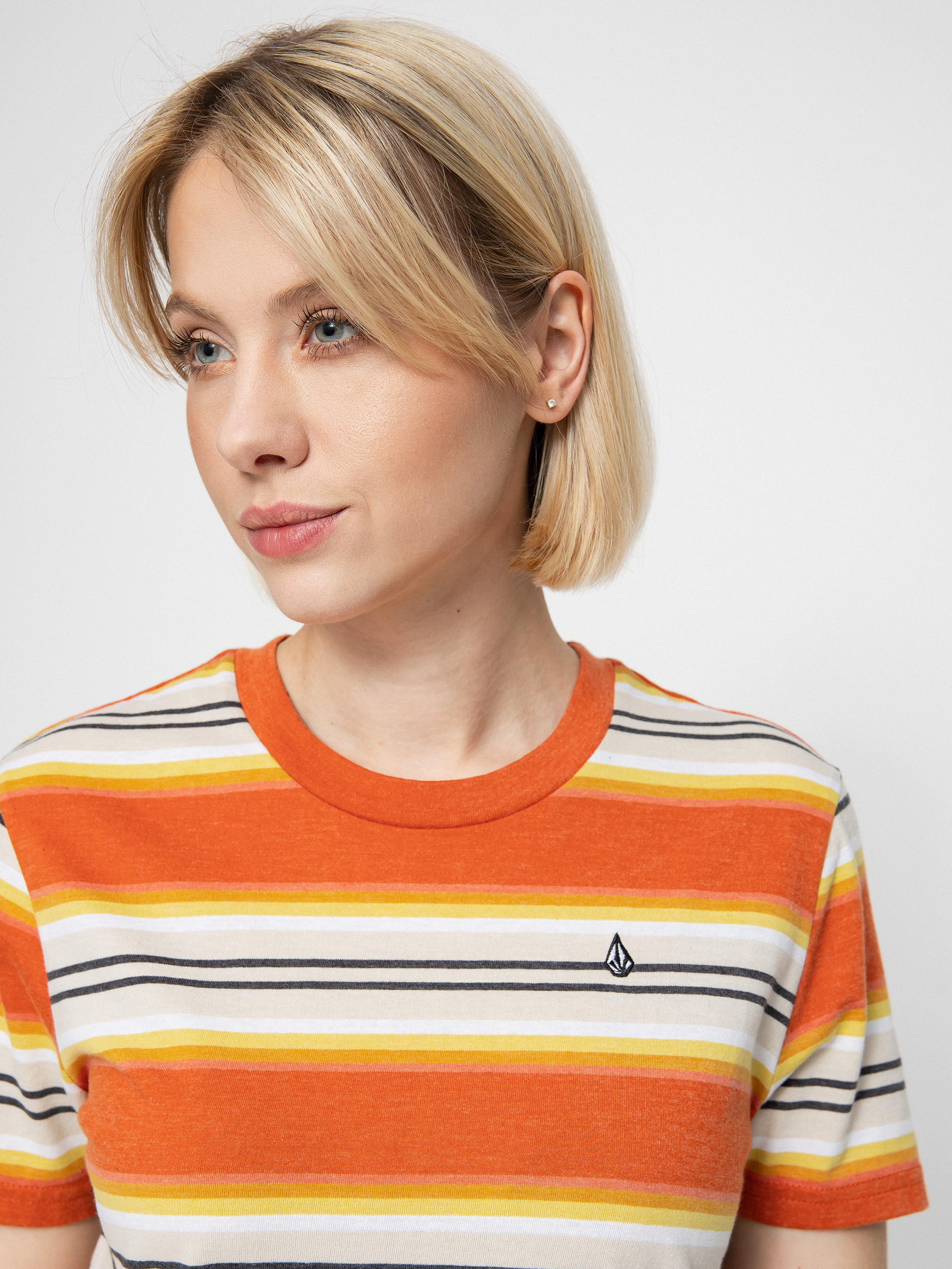 Tričko Volcom Site Linez Wmn (rust)