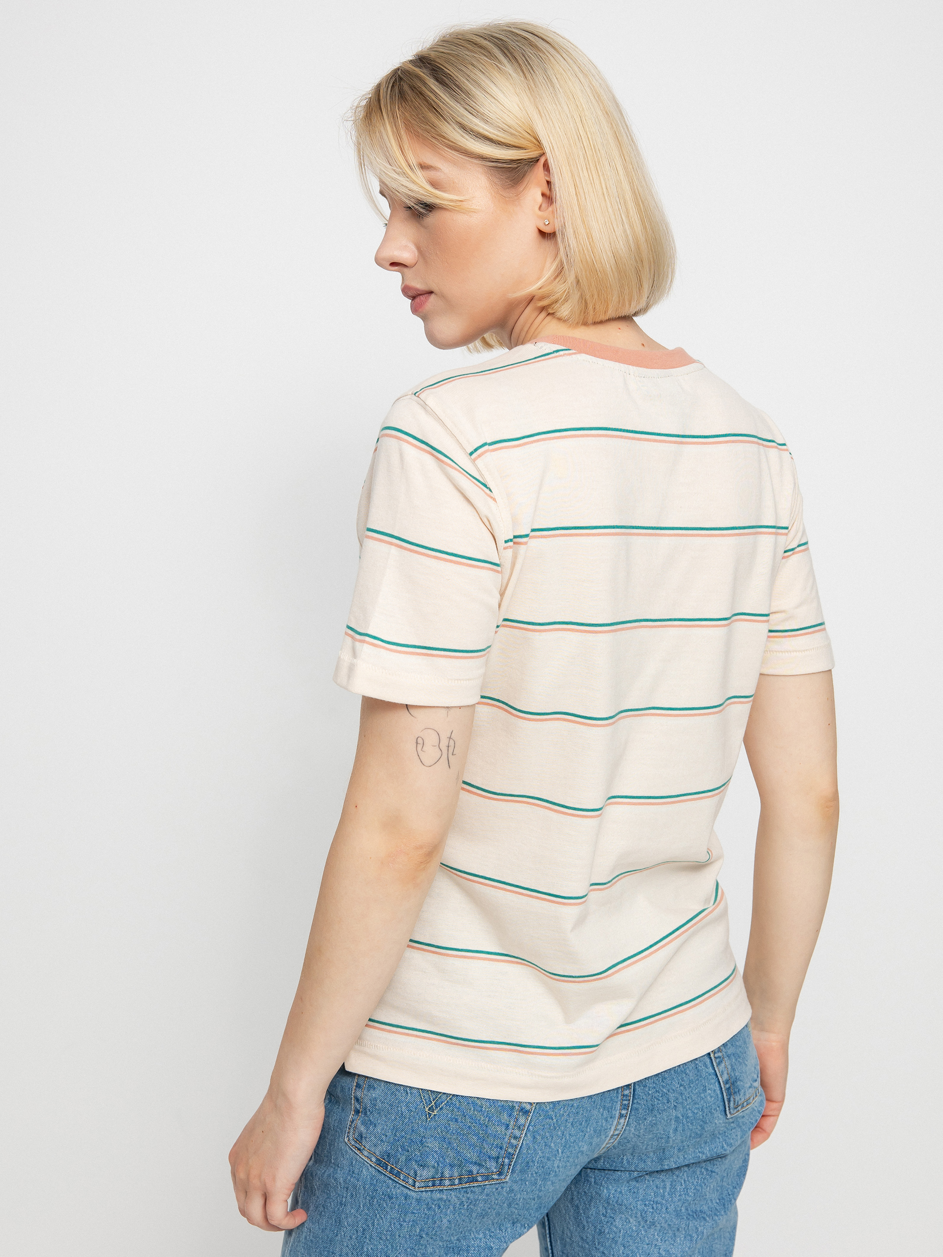 Tričko Volcom Hypen On Strypes Wmn (sand)