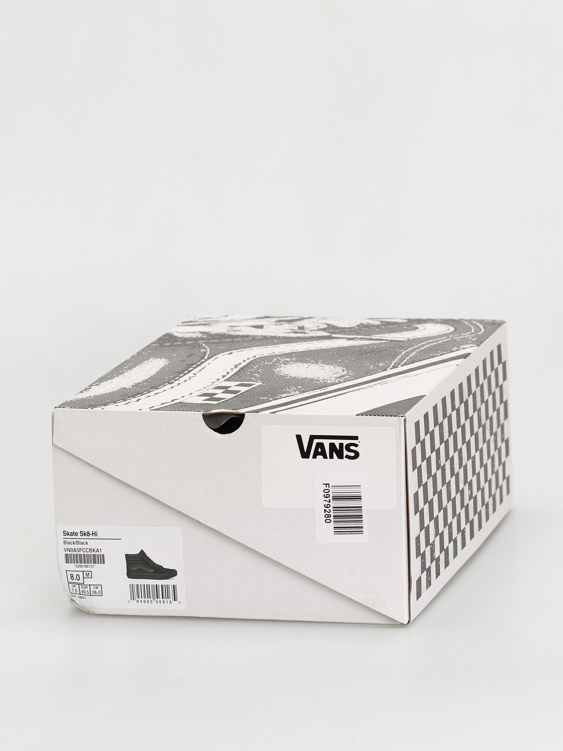 Topánky Vans Skate Sk8 Hi (black/black)