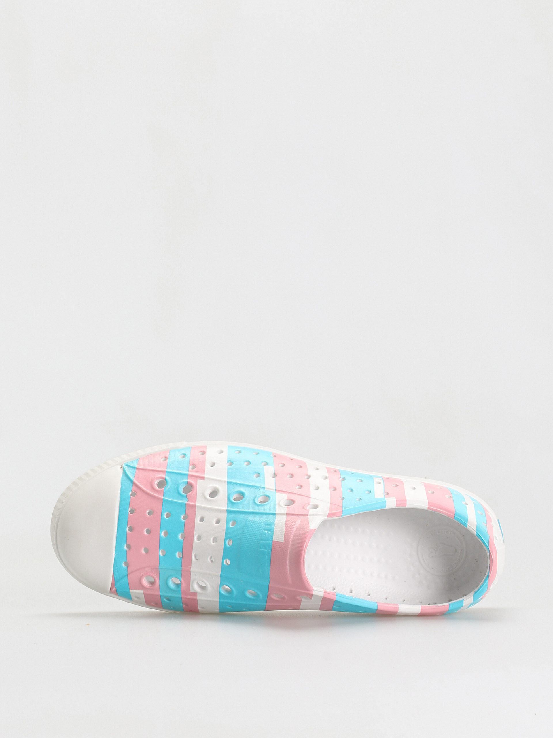 Topánky Native Jefferson Print (shell white/shell white/pastel multi stripe)