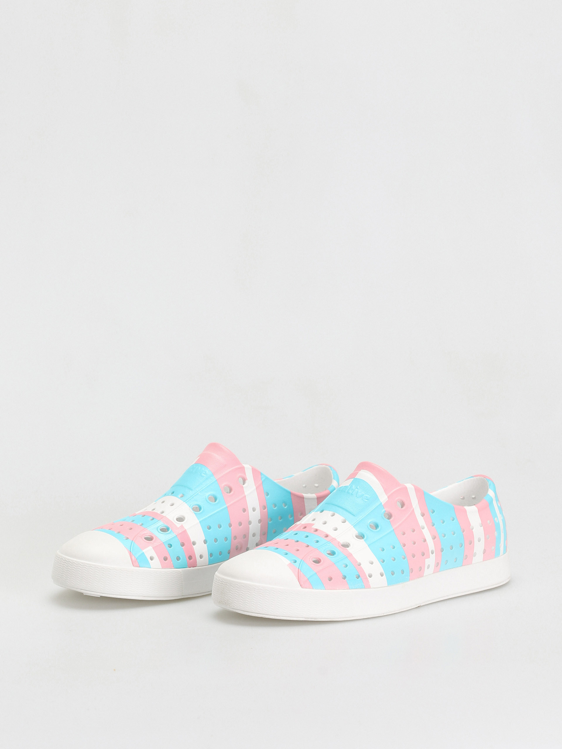 Topánky Native Jefferson Print (shell white/shell white/pastel multi stripe)