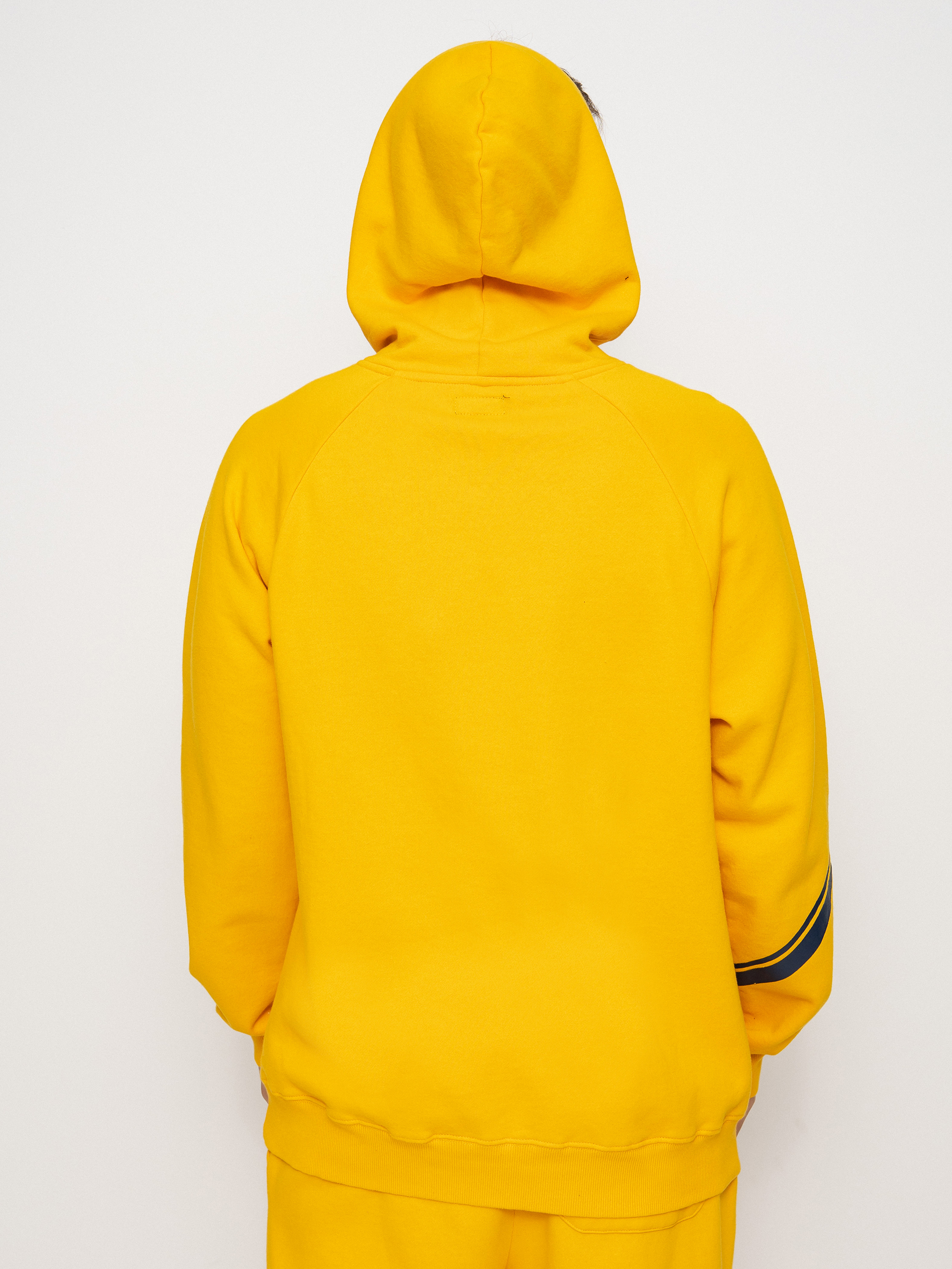 Mikina s kapucňou Brixton Phys. Ed. Raglan HD (citrus)