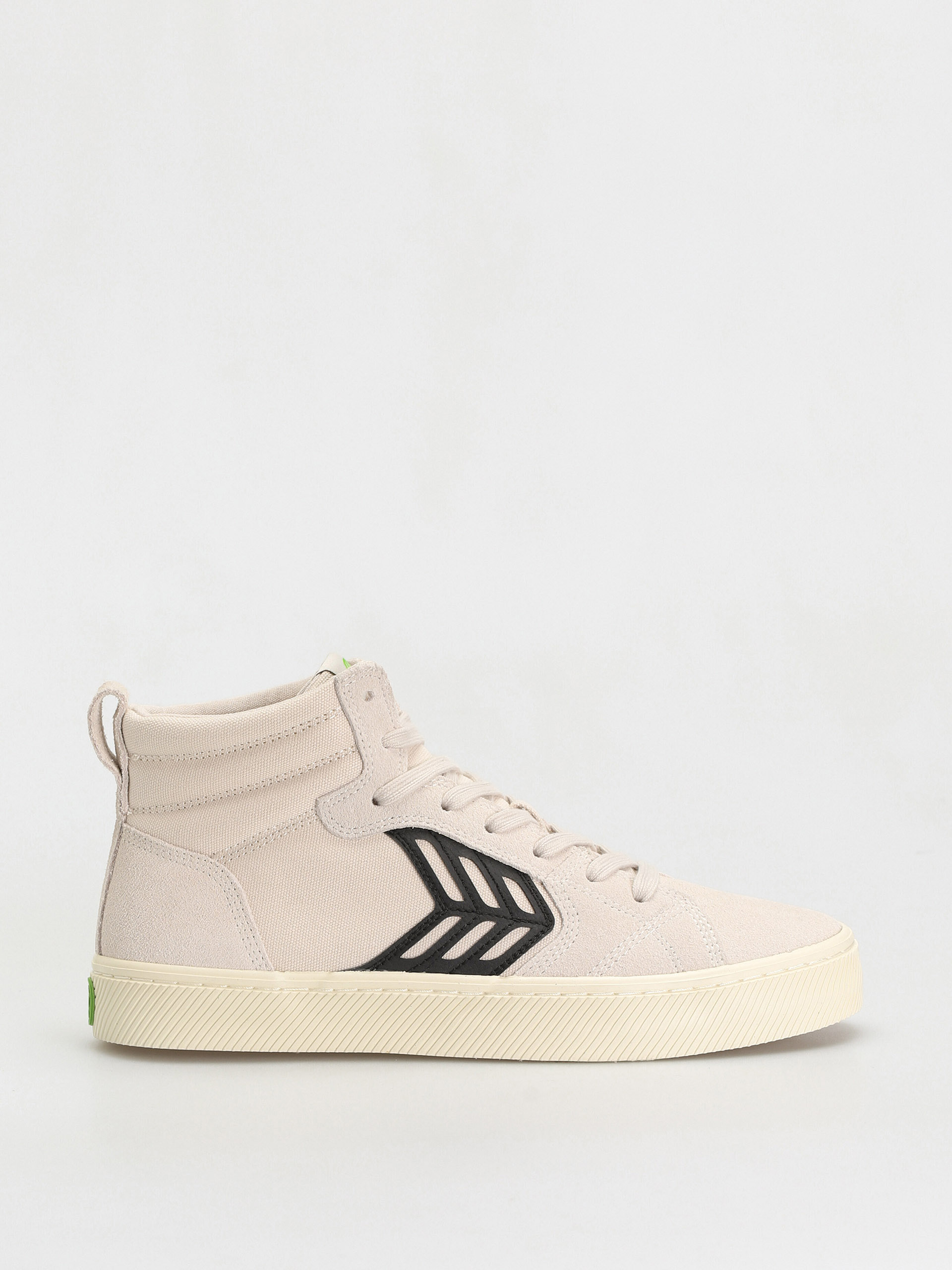 Topánky Cariuma Catiba High Pro (vintage white suede and canvas black logo)