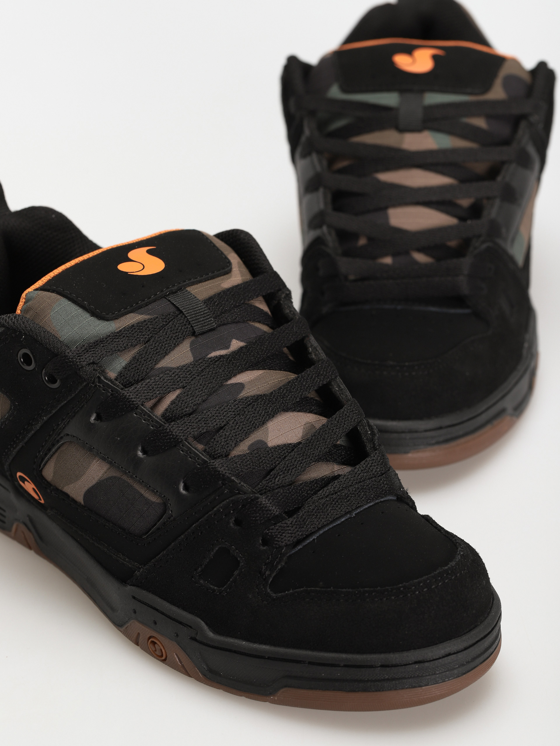 Topánky DVS Gambol (black camo orange nubuck)