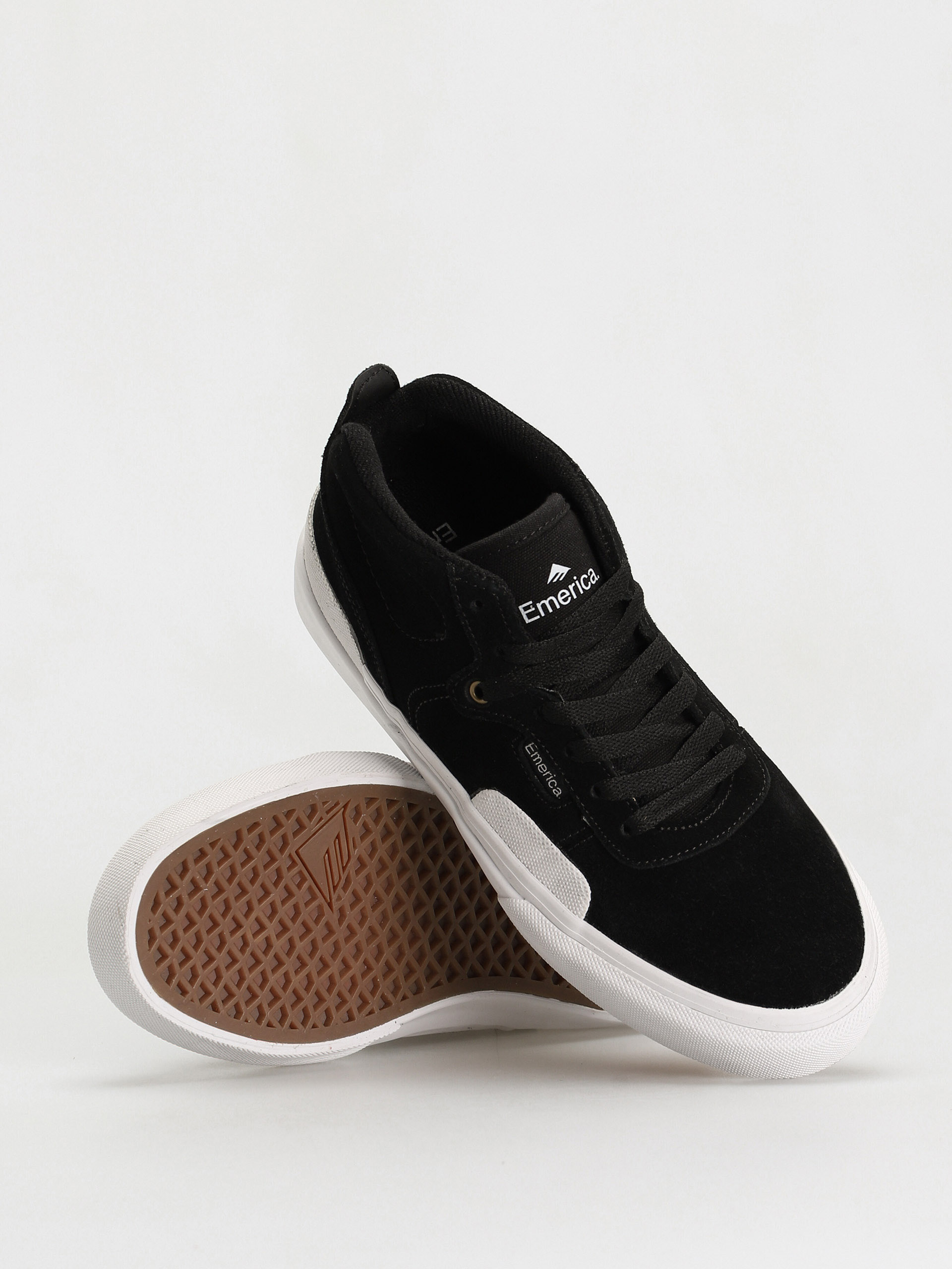 Topánky Emerica Pillar Youth (black/white/gold)