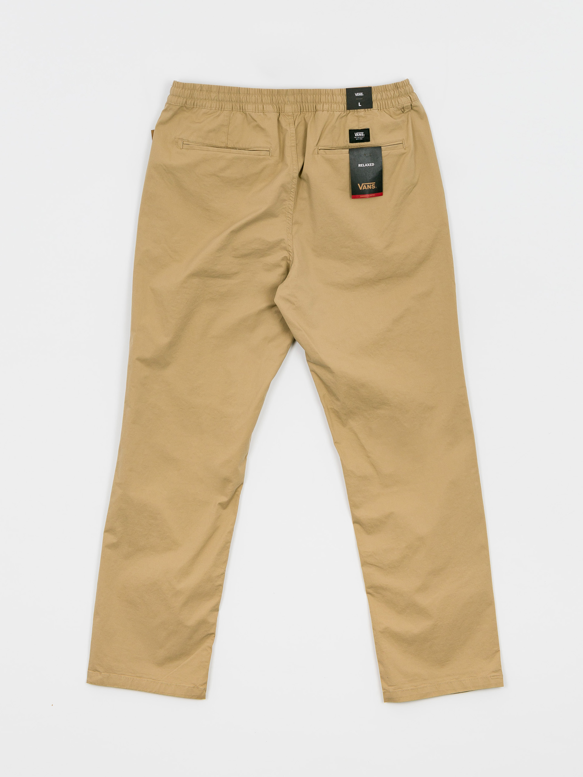 Nohavice Vans Range Relaxed Elastic (khaki)