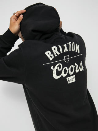 Mikina s kapucňou Brixton Coors Labor HD (black)