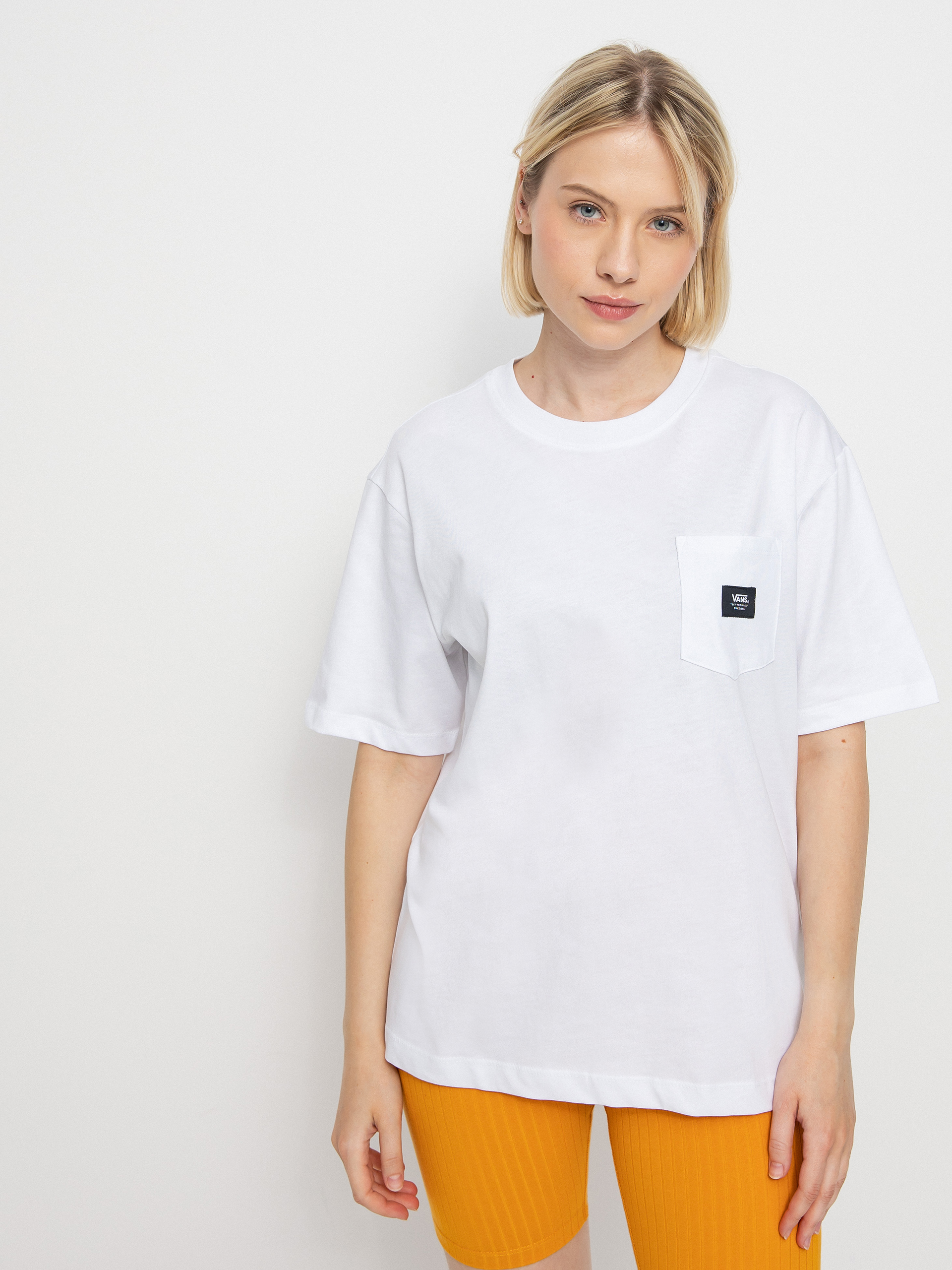 Tričko Vans Patched Up Pocket Wmn (white)