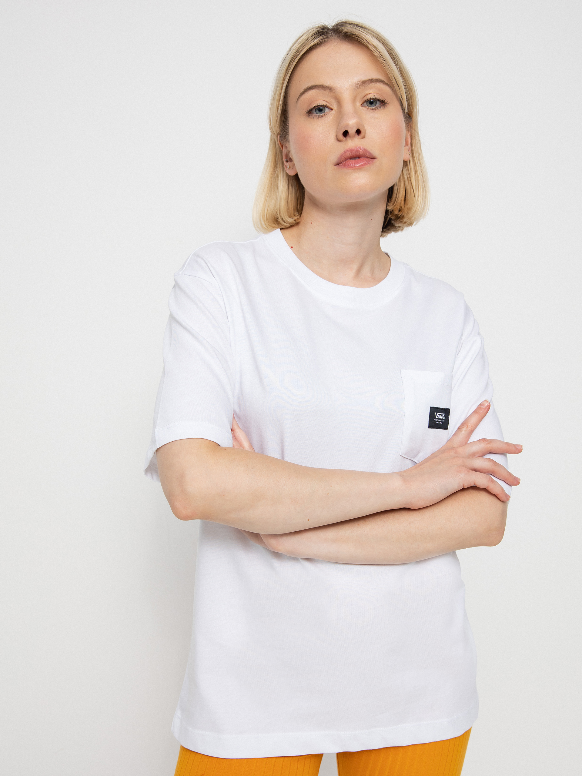 Tričko Vans Patched Up Pocket Wmn (white)