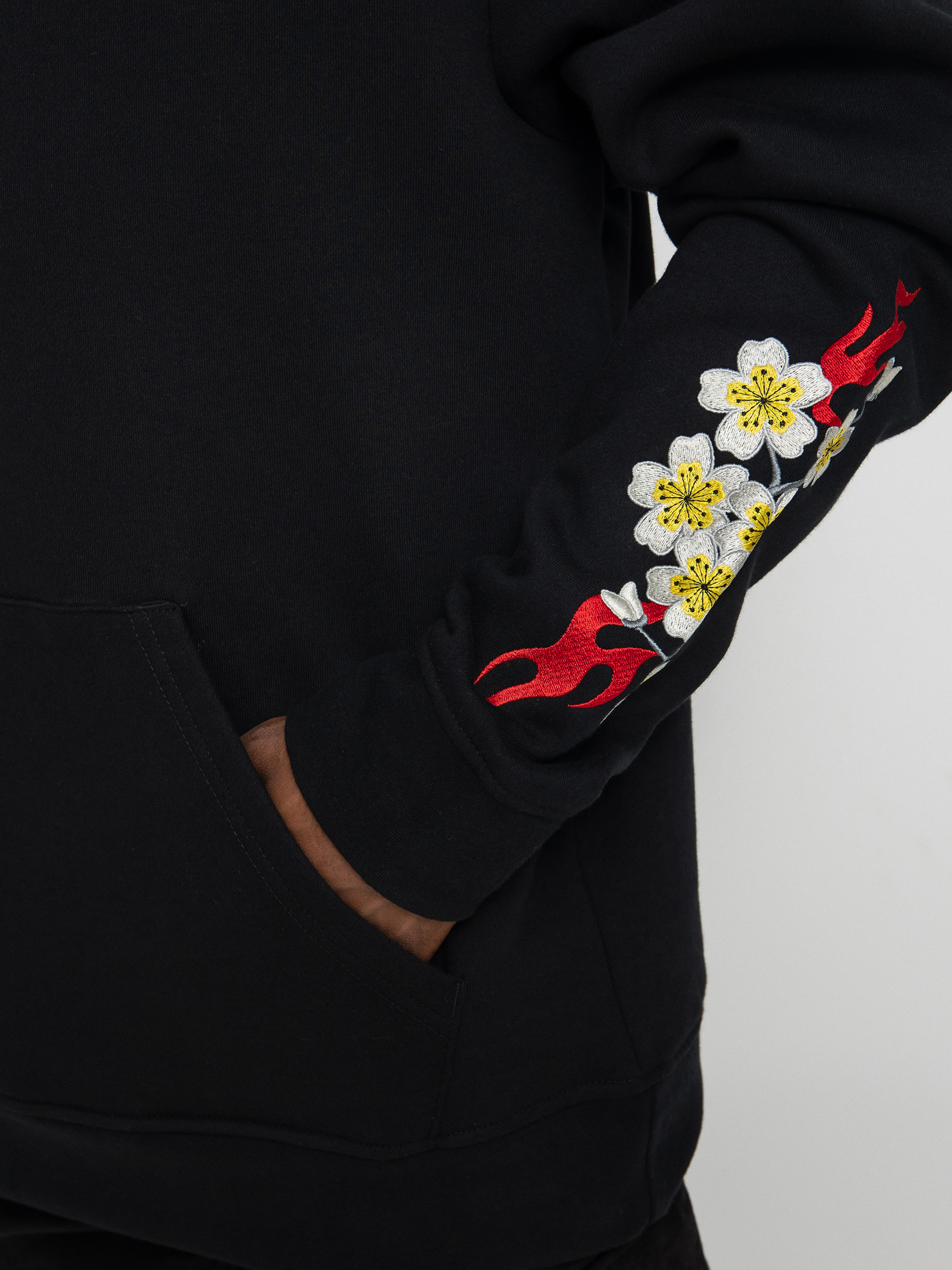 Mikina s kapucňou DGK Dynasty Custom HD (black)