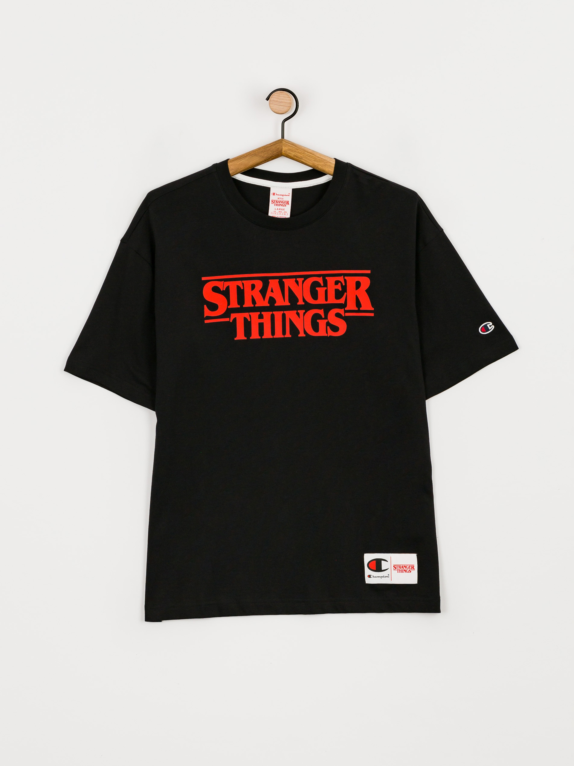 Tričko Champion X Stranger Things Crewneck T-Shirt 217791 (nbk)