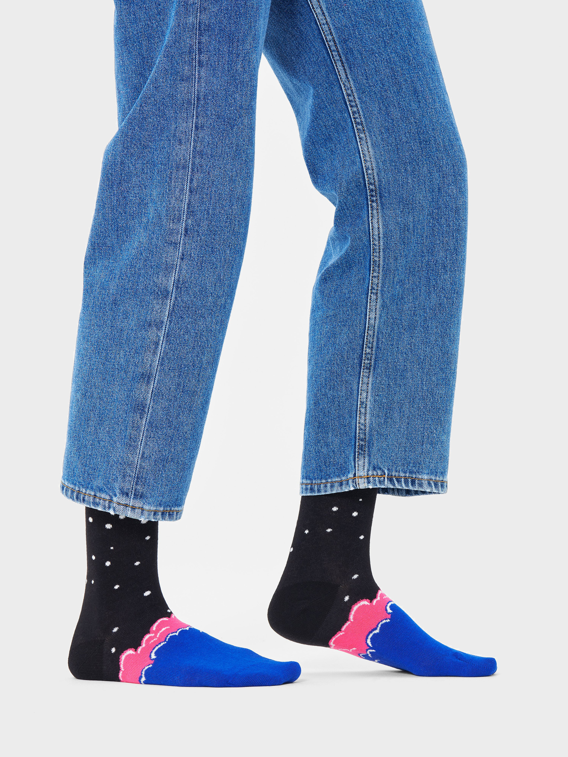 Ponožky Happy Socks Over The Cloud (black)
