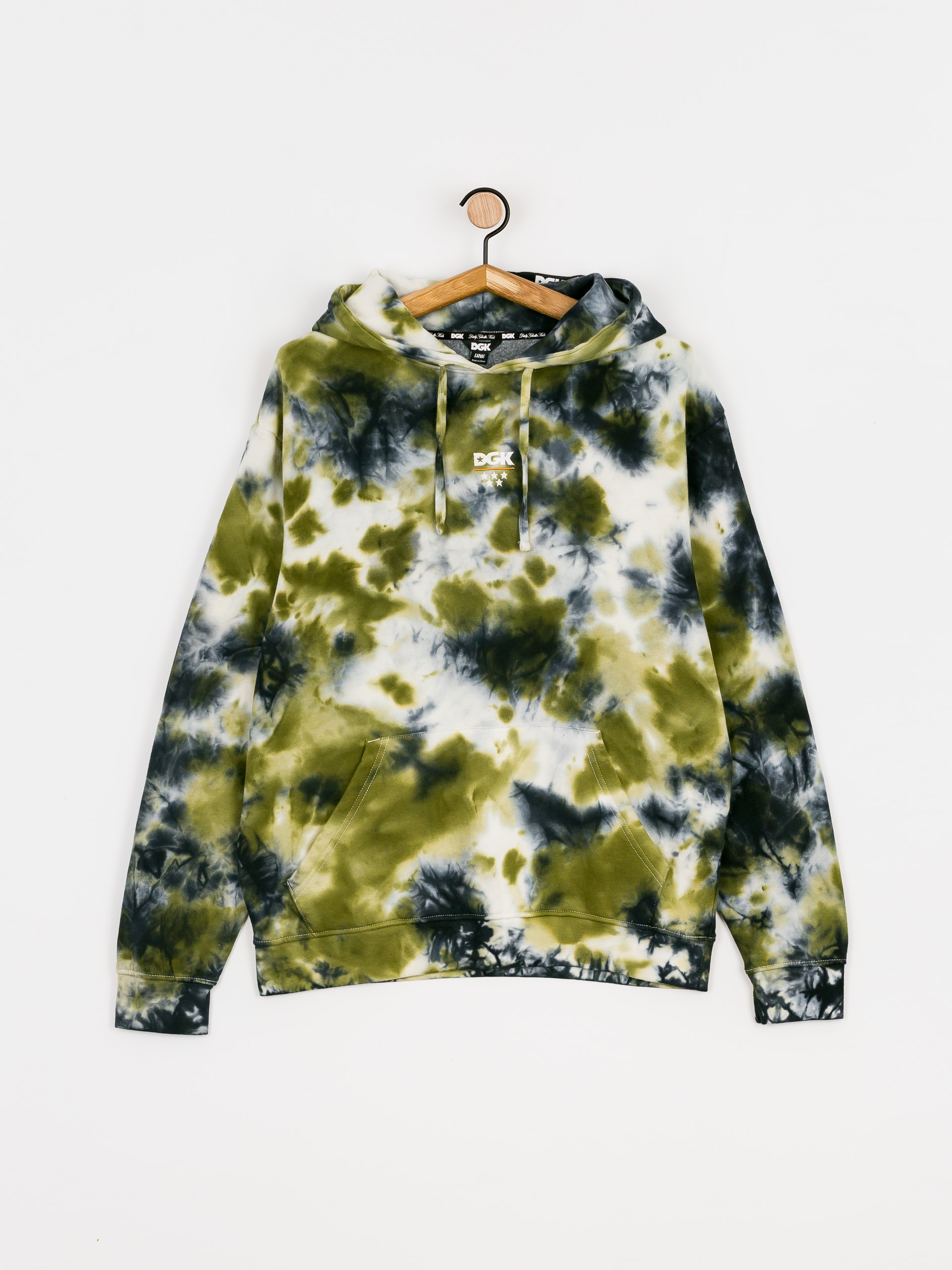 Mikina s kapucňou DGK Low Drip Custom HD (camo wash)