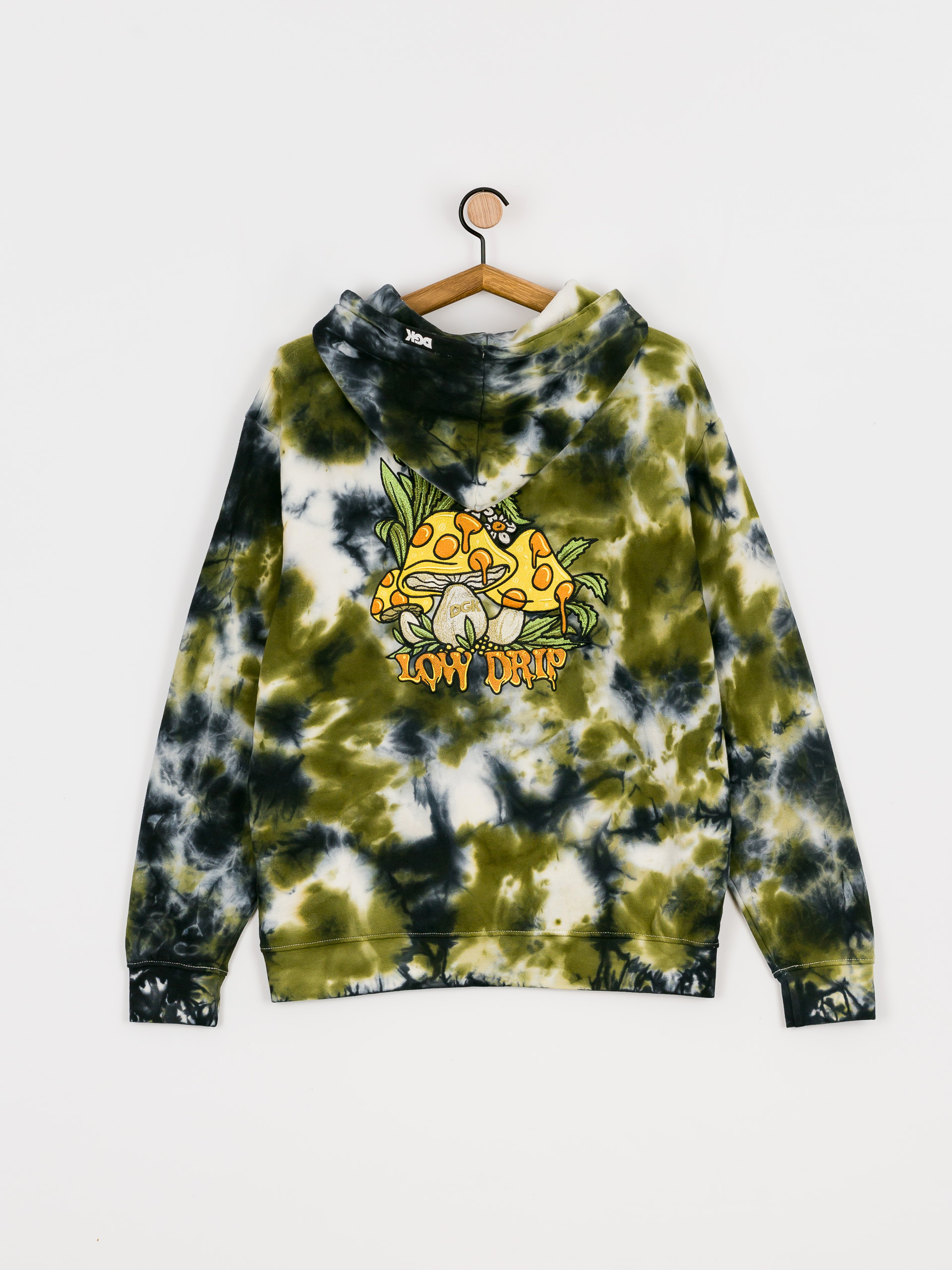 Mikina s kapucňou DGK Low Drip Custom HD (camo wash)