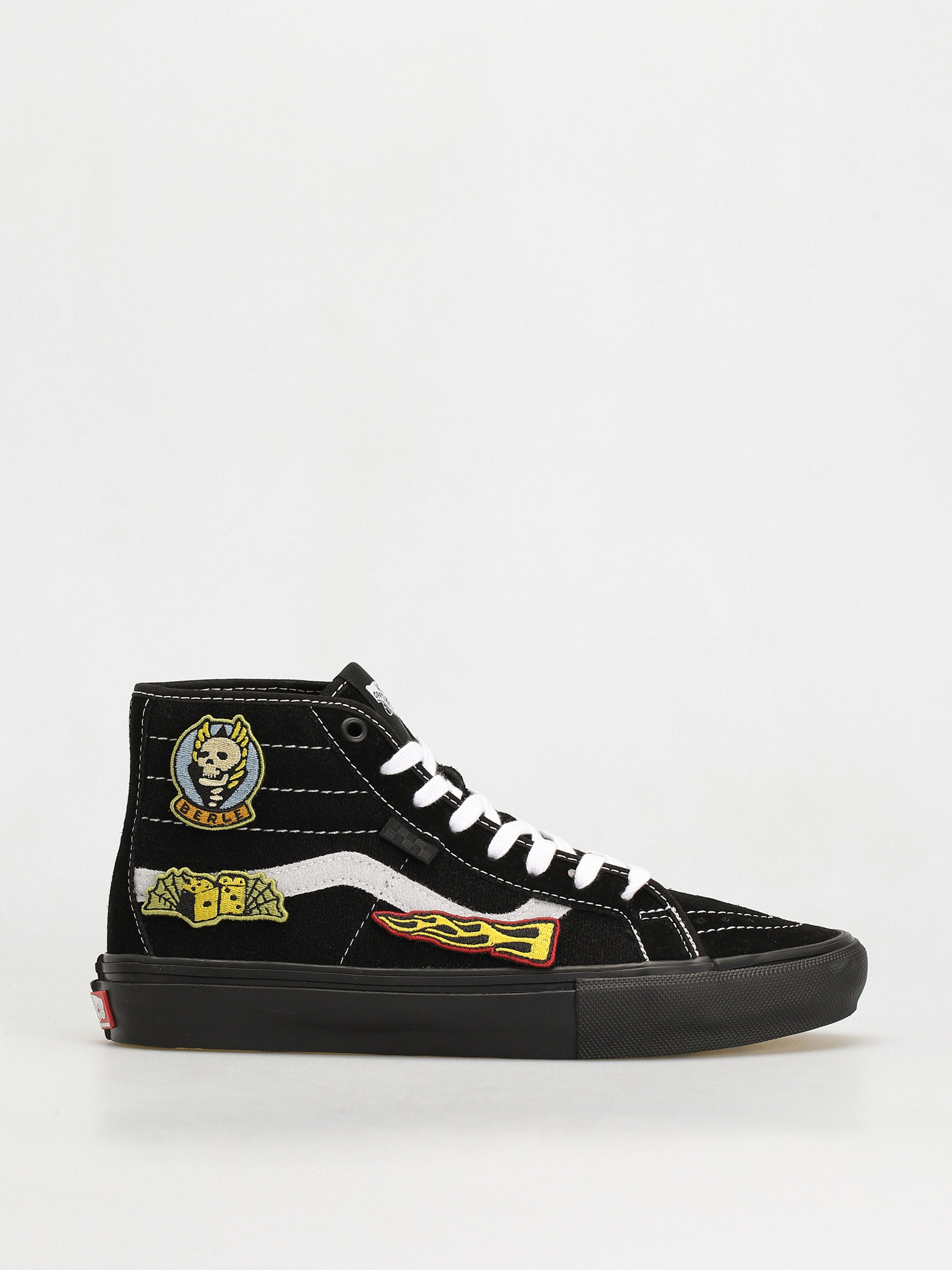 Topánky Vans Skate Sk8 Hi Decon (elijah berle black/black)