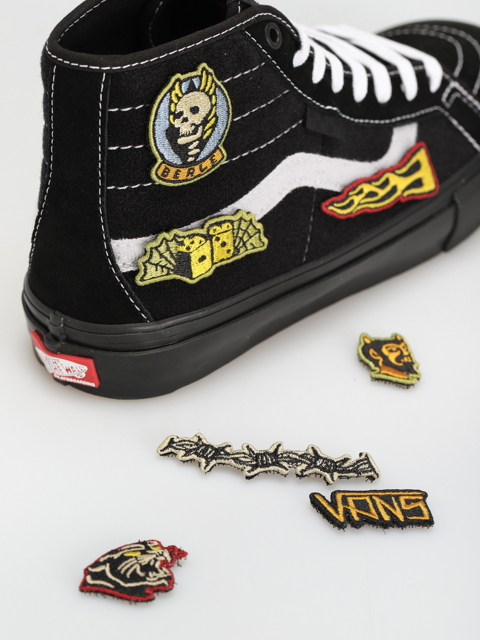 Topánky Vans Skate Sk8 Hi Decon (elijah berle black/black)