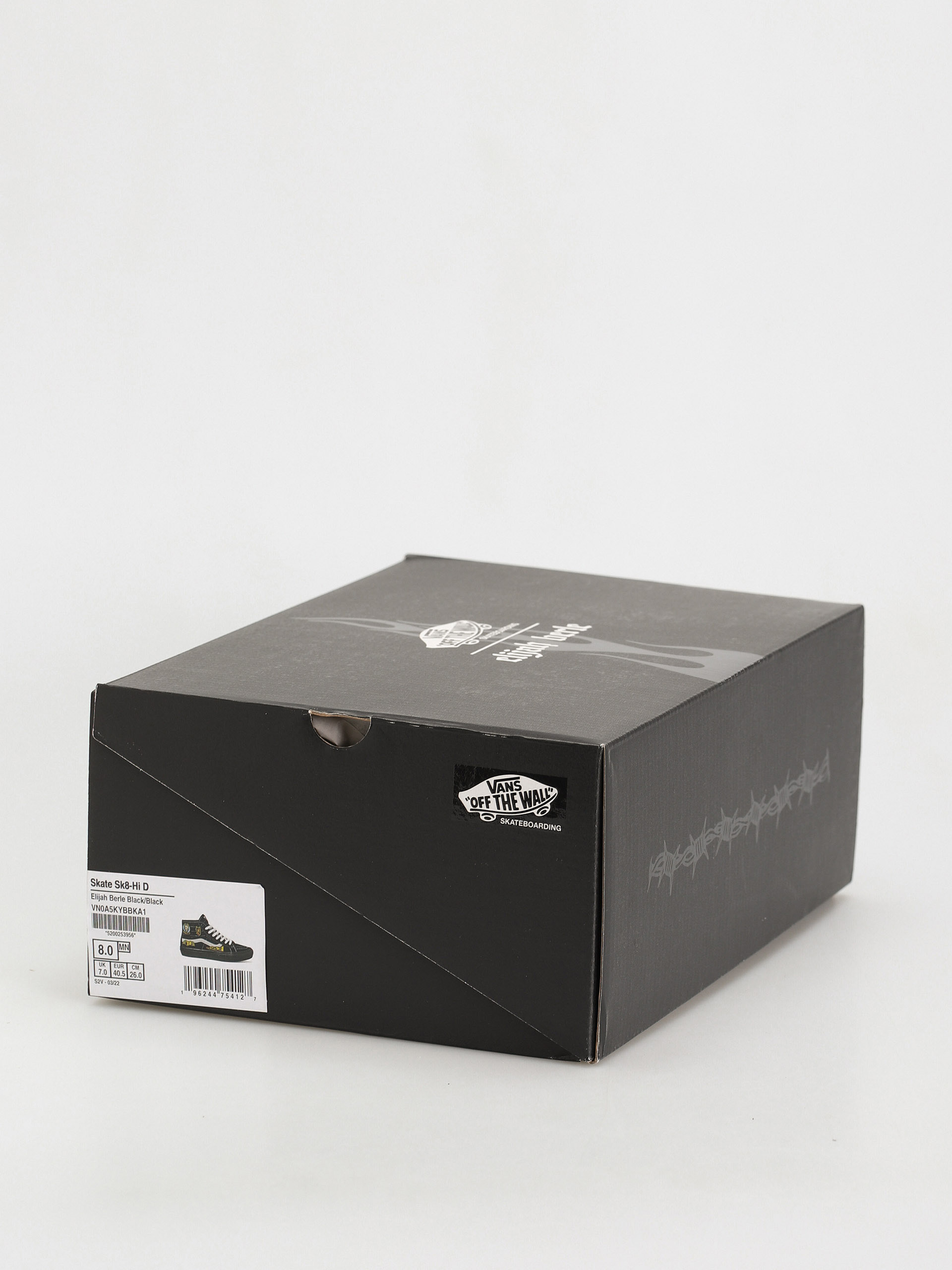 Topánky Vans Skate Sk8 Hi Decon (elijah berle black/black)