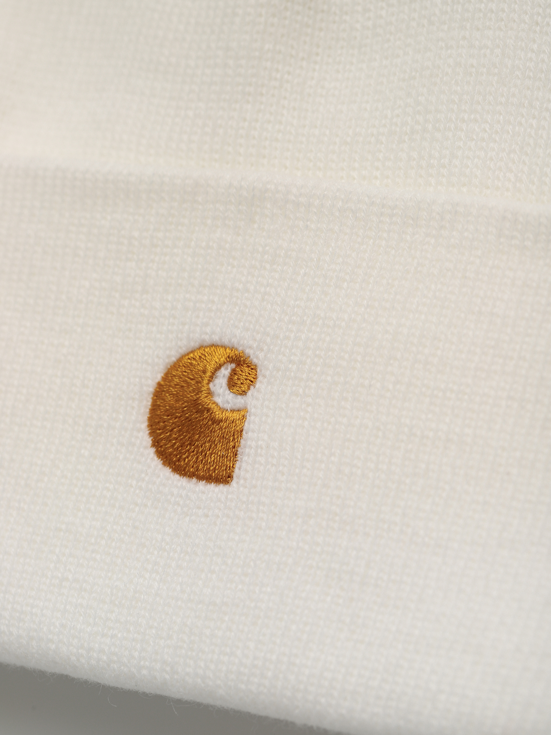Čiapka Carhartt WIP Chase (white/gold)
