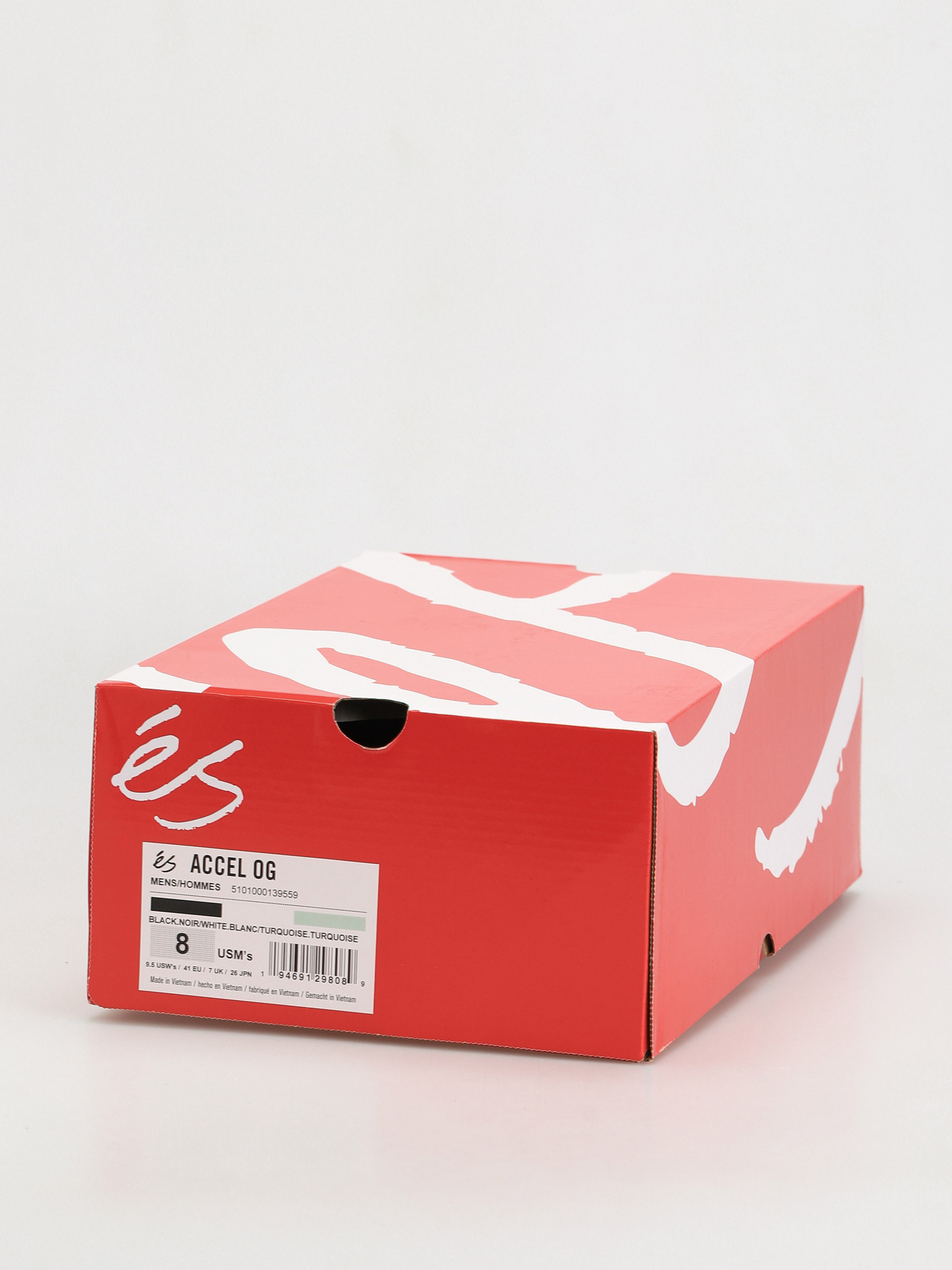 Topánky eS Accel Og (black/white/turquoise)