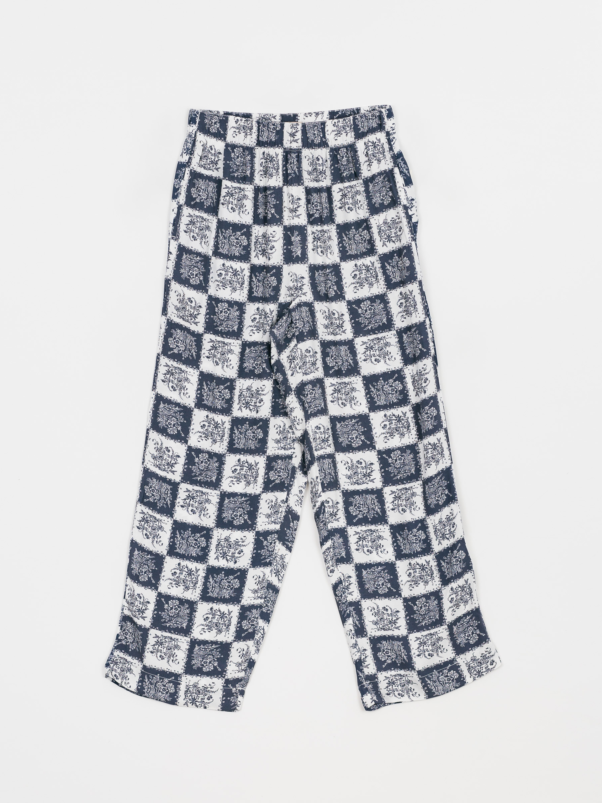 Nohavice Brixton Patchwork Crop Pant Wmn (joe blue)