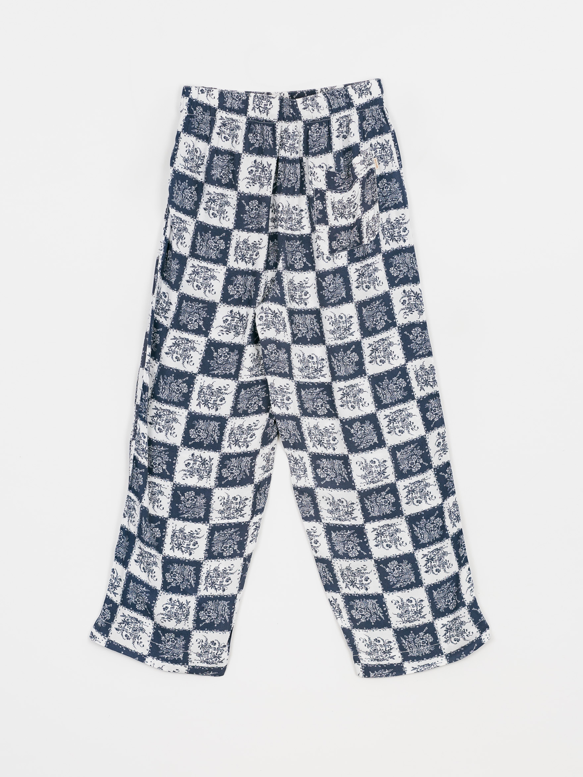 Nohavice Brixton Patchwork Crop Pant Wmn (joe blue)
