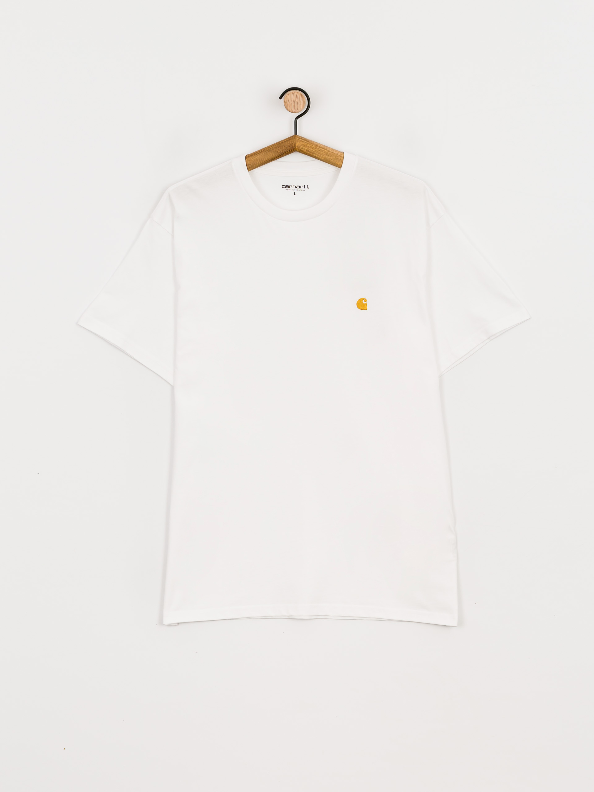 Tričko Carhartt WIP Chase (white/gold)