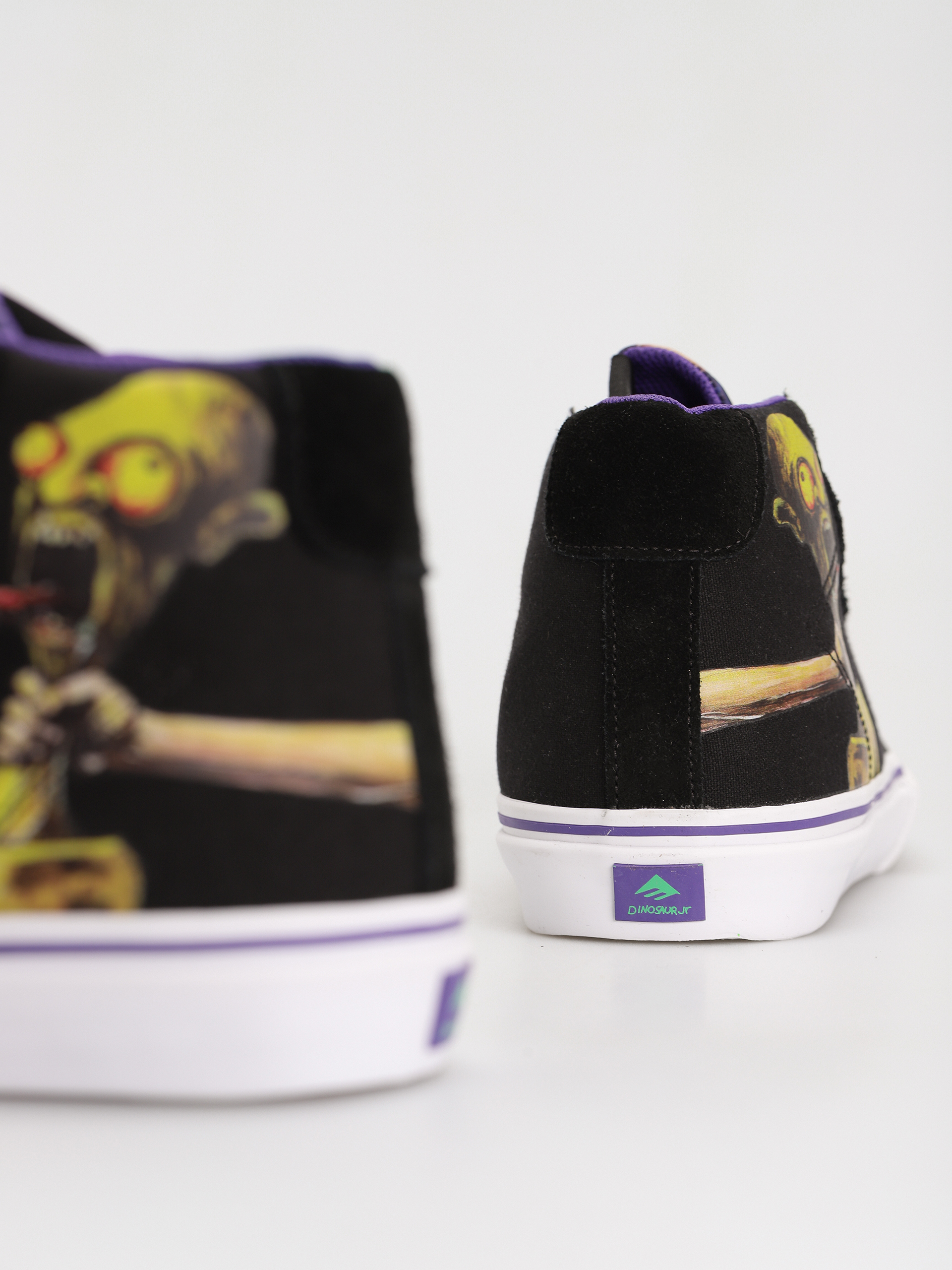 Topánky Emerica Omen Hi X Dinosaur (black/purple)