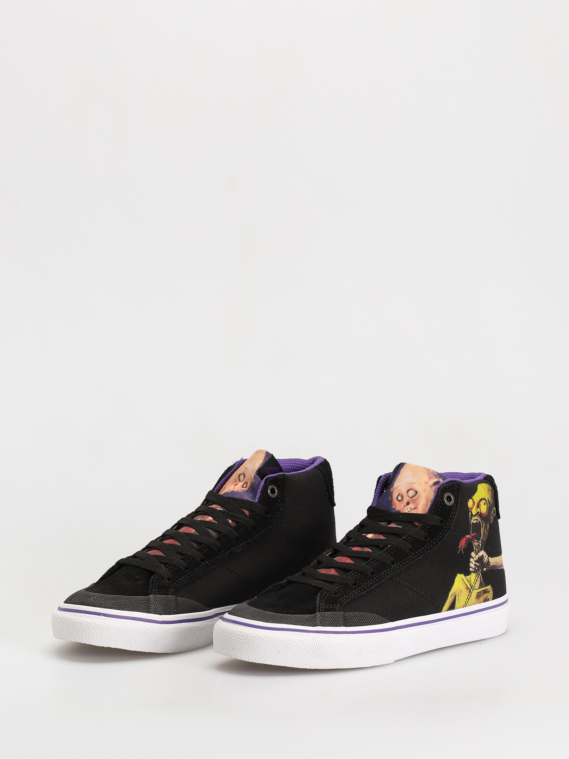 Topánky Emerica Omen Hi X Dinosaur (black/purple)